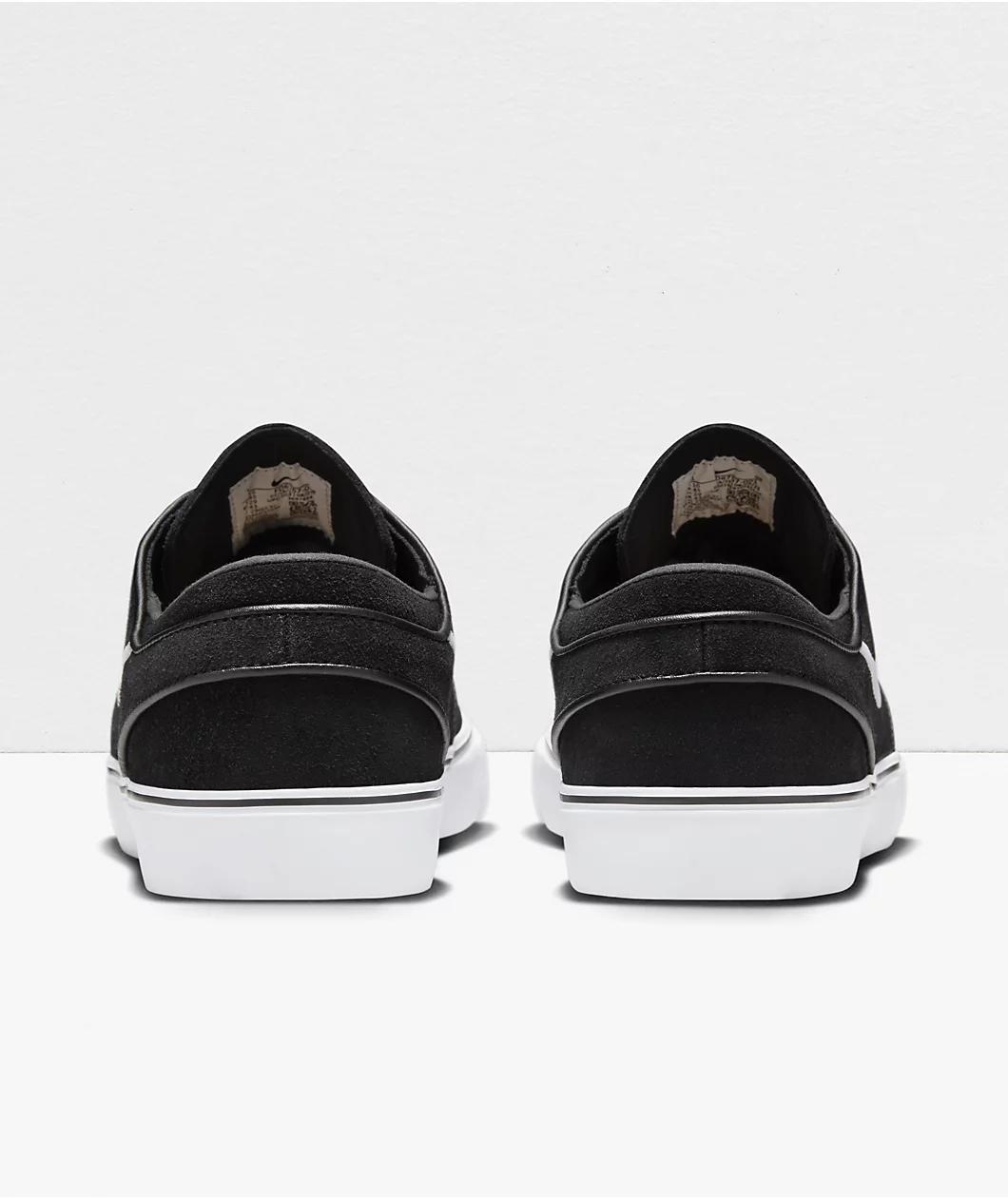 Nike SB Zoom Janoski OG+ Black & White Skate Shoes Product Image