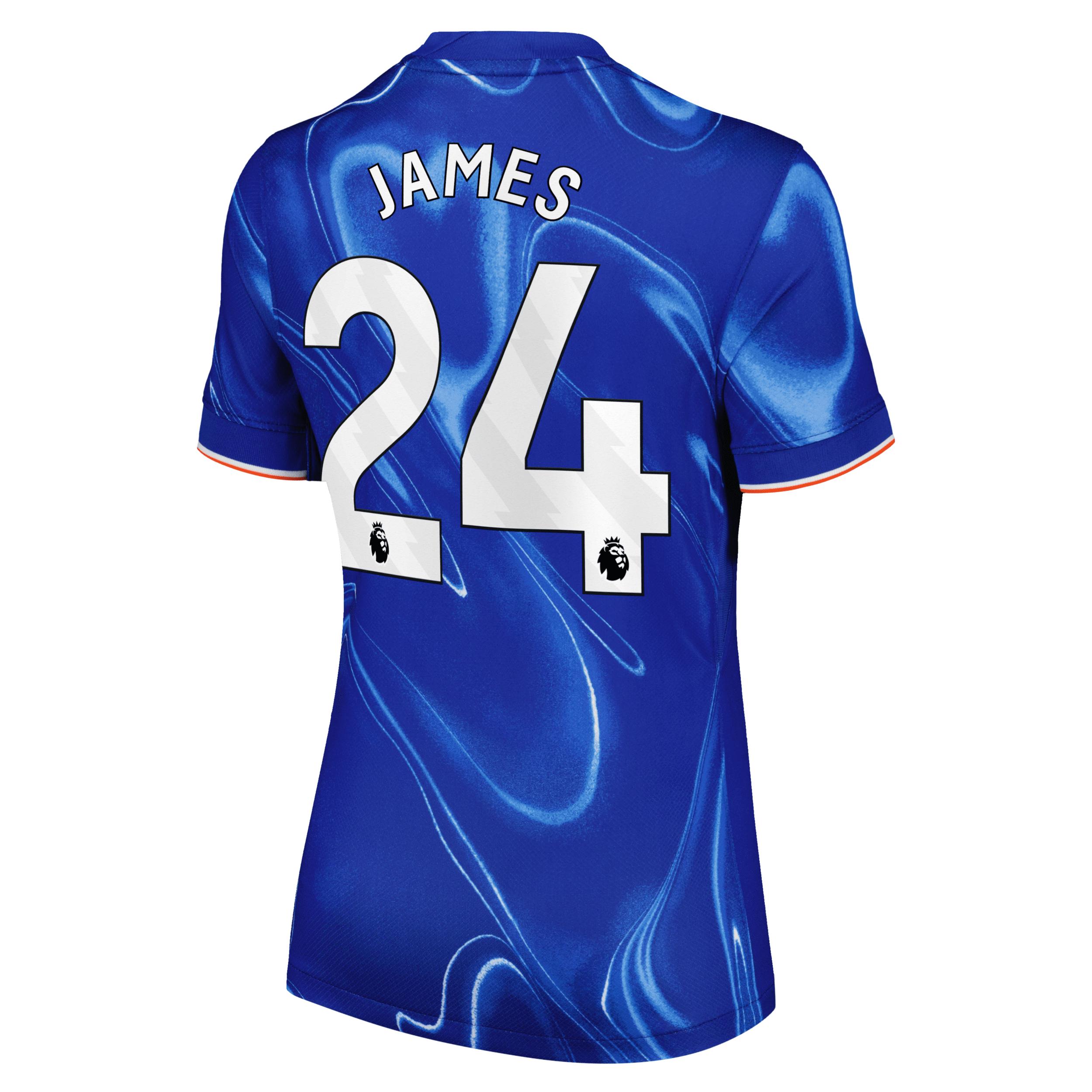 Women's Nike Reece James Blue Chelsea 2024/25 Home Replica Player Jersey, Size: XS, Chl Blue Product Image