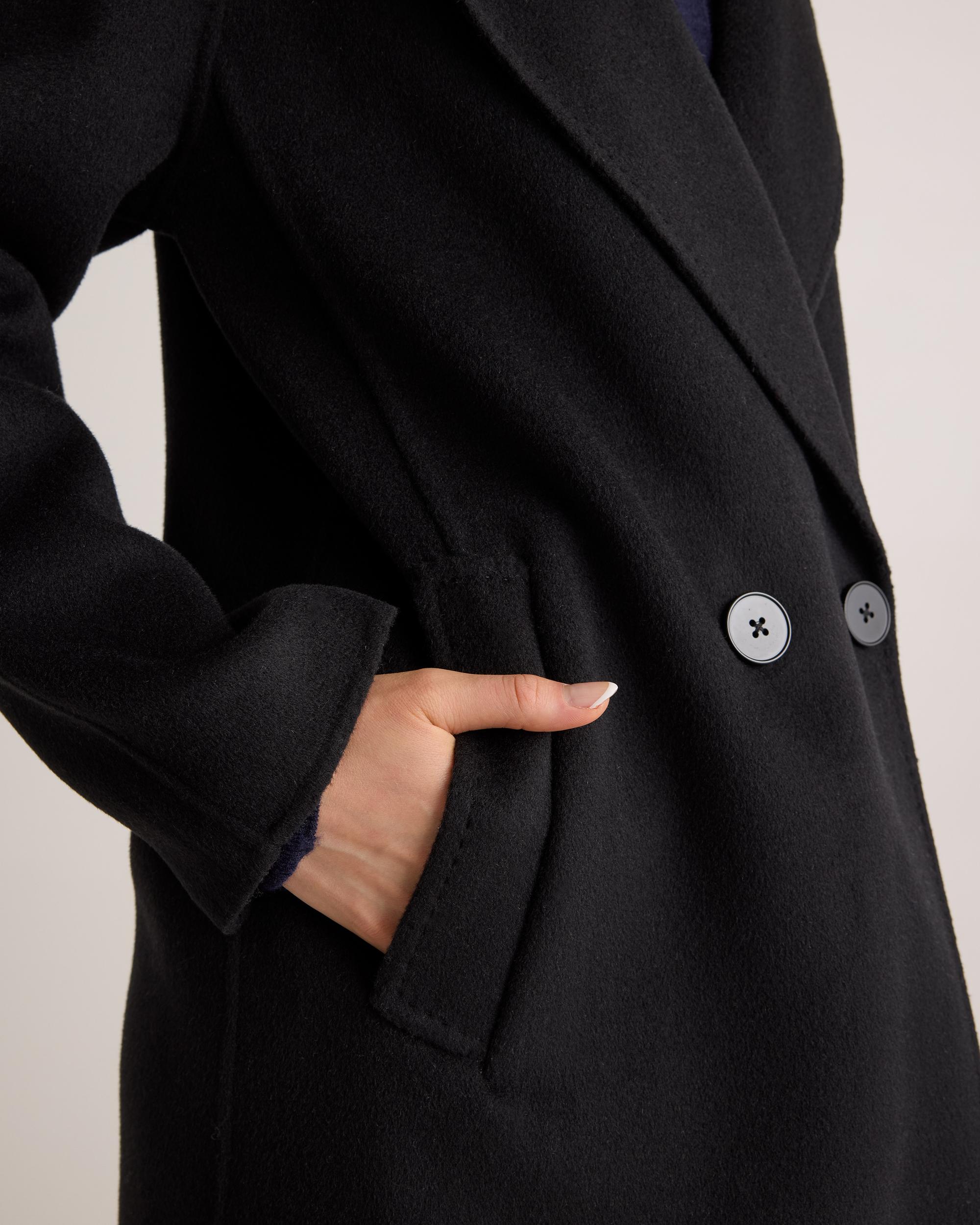 Quince | Women's Double-Faced Merino Wool Notched Lapel Coat Product Image
