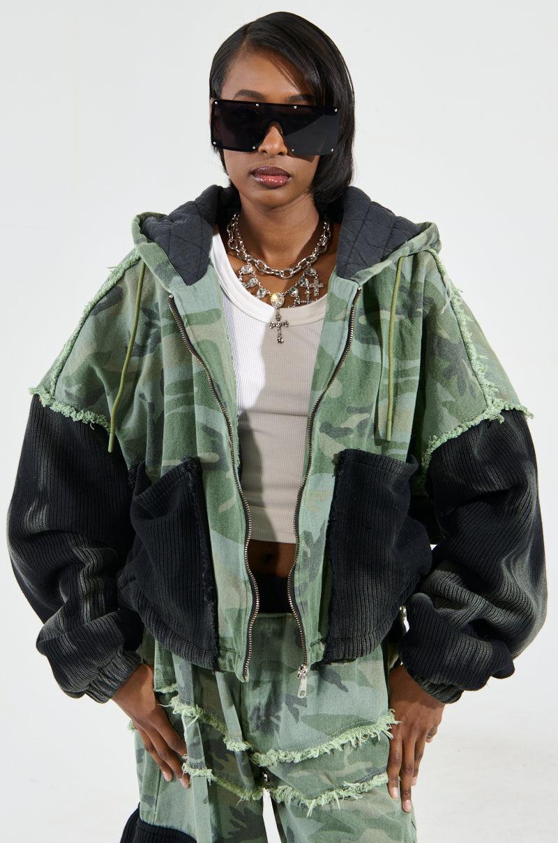 CADET MIXED MEDIA BOMBER Product Image