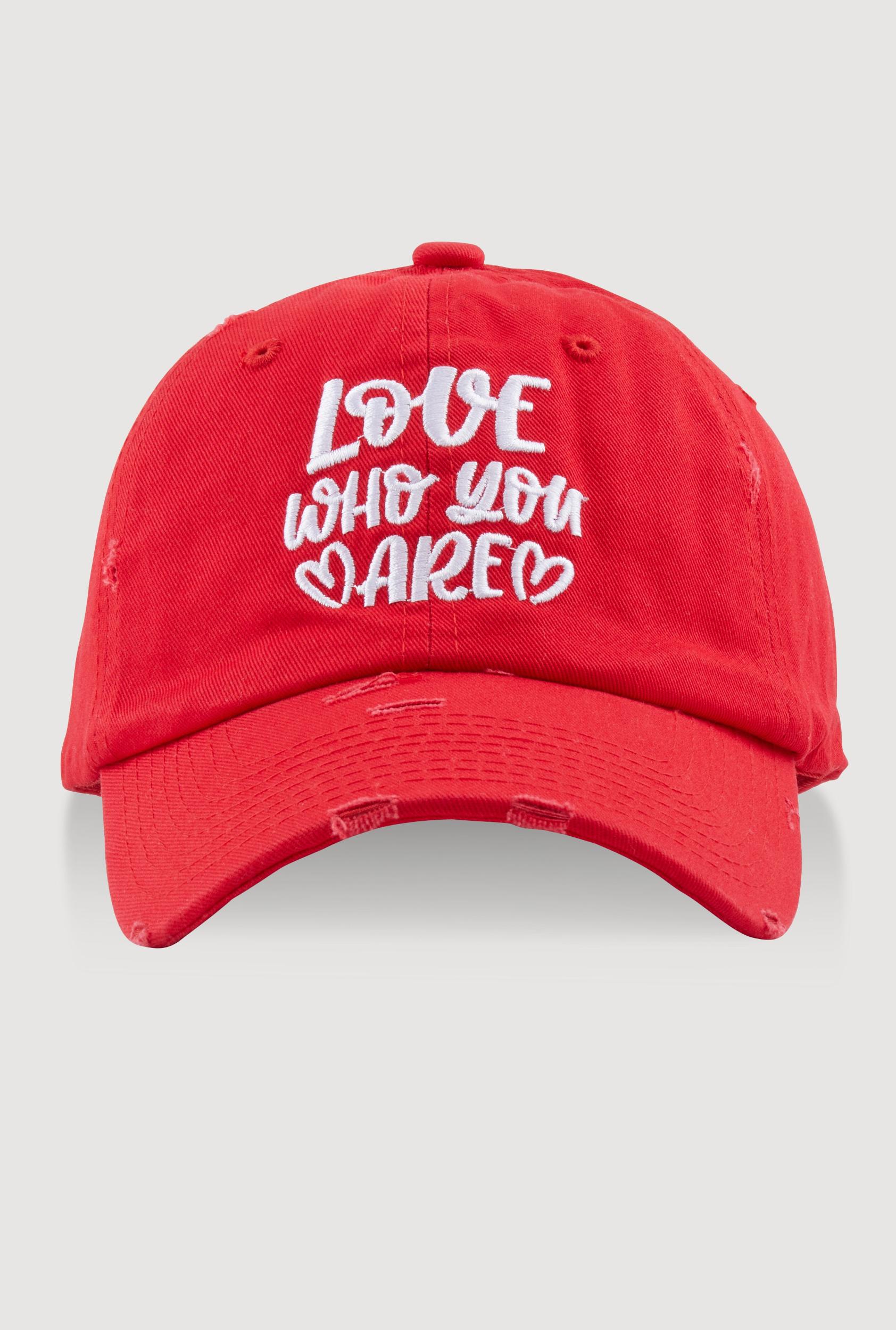 Love Who You Are Baseball Cap Female Product Image