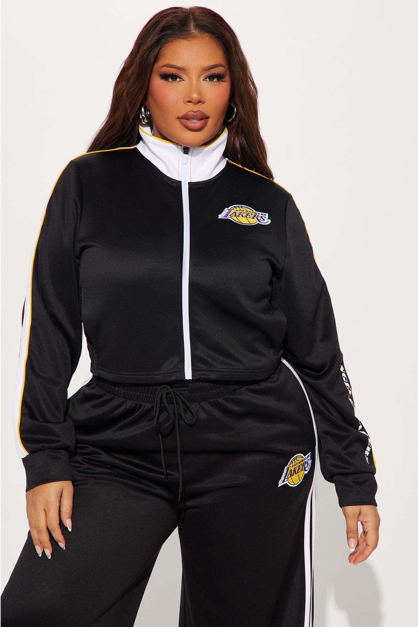 Lakers Halftime Zip Up Jacket - Black Female Product Image