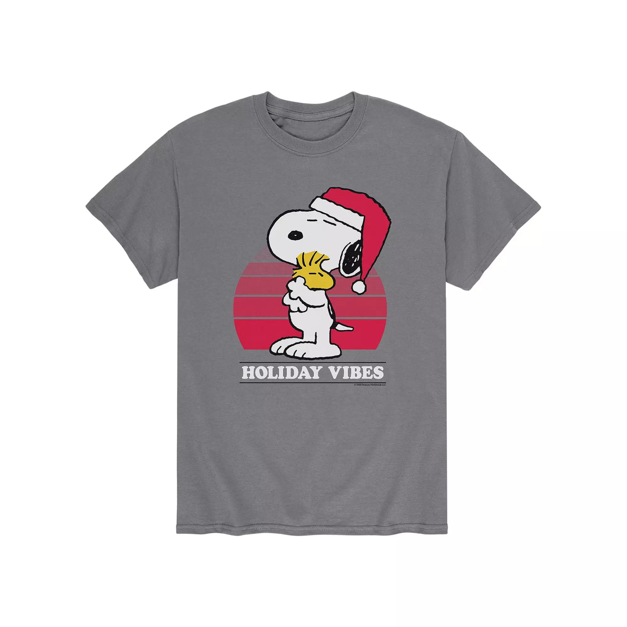 Men's Peanuts Holiday Vibes Tee,  Product Image