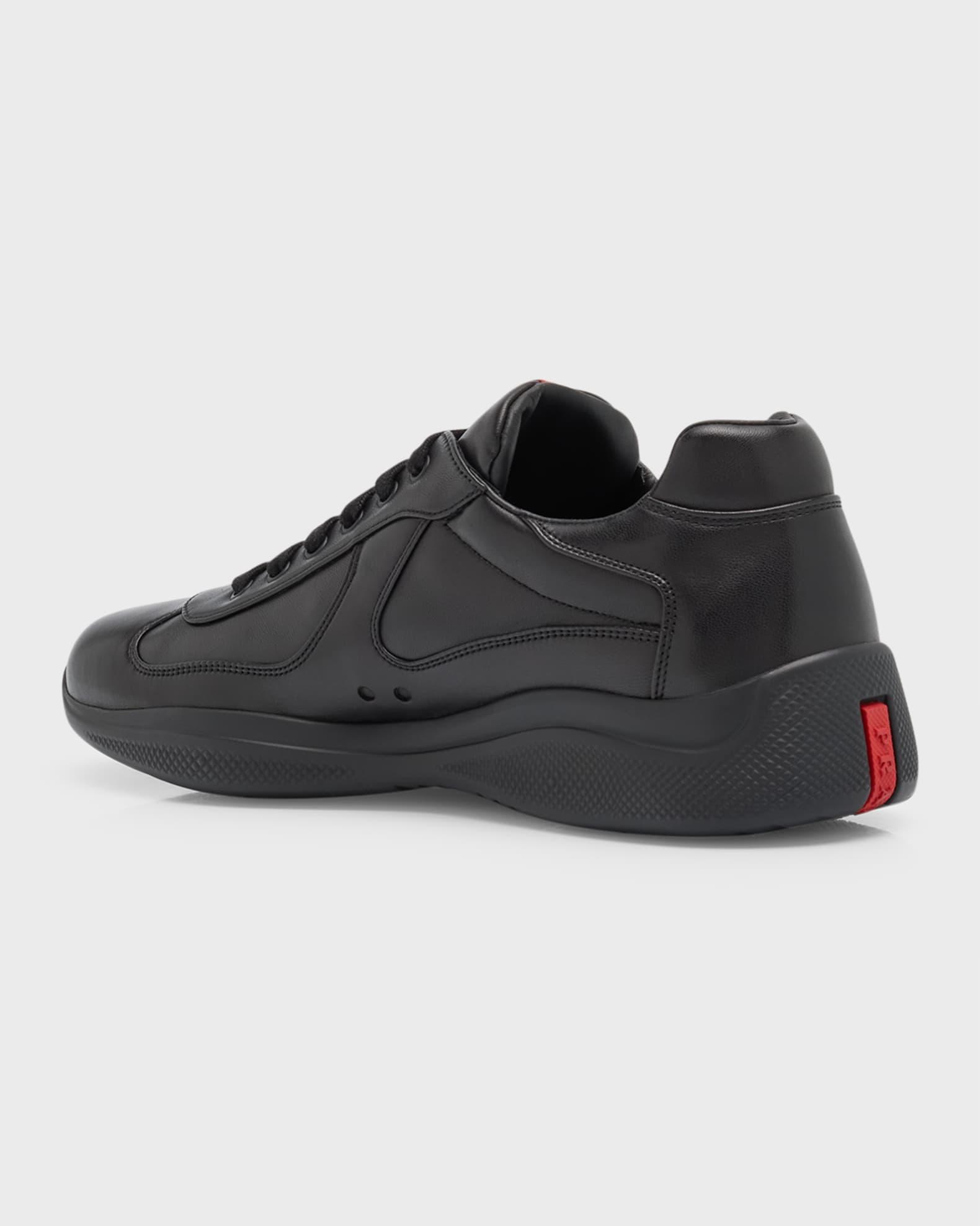 Men's Americas Cup Napa Leather Low-Top Sneakers Product Image