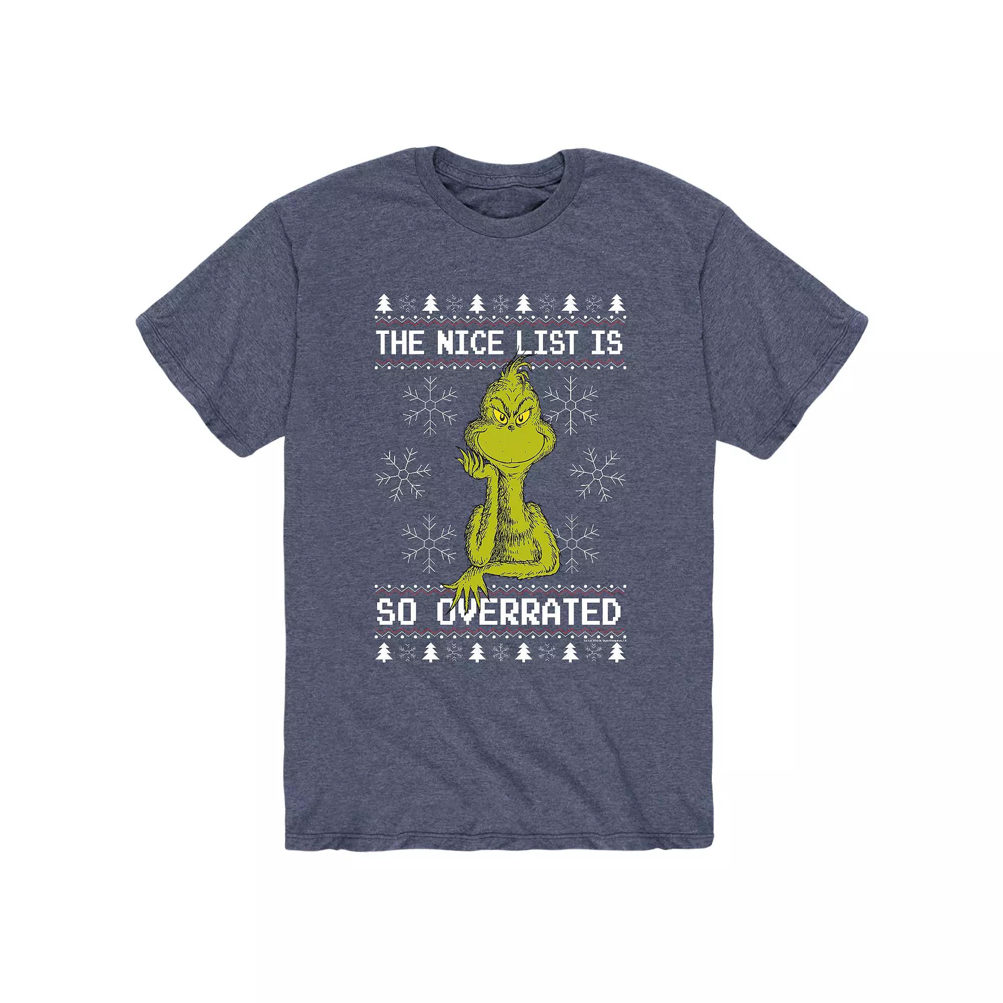 Big & Tall Dr. Seuss Nice Overrated Tee, Men's,  Product Image