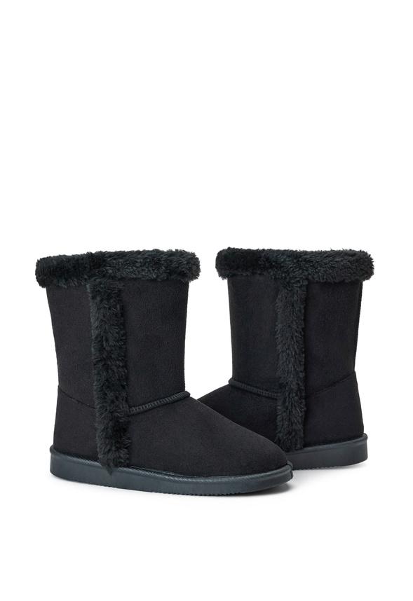 JustFab Margaux Platform Loafer Pump Womens Black/ White Size 8.5 Product Image