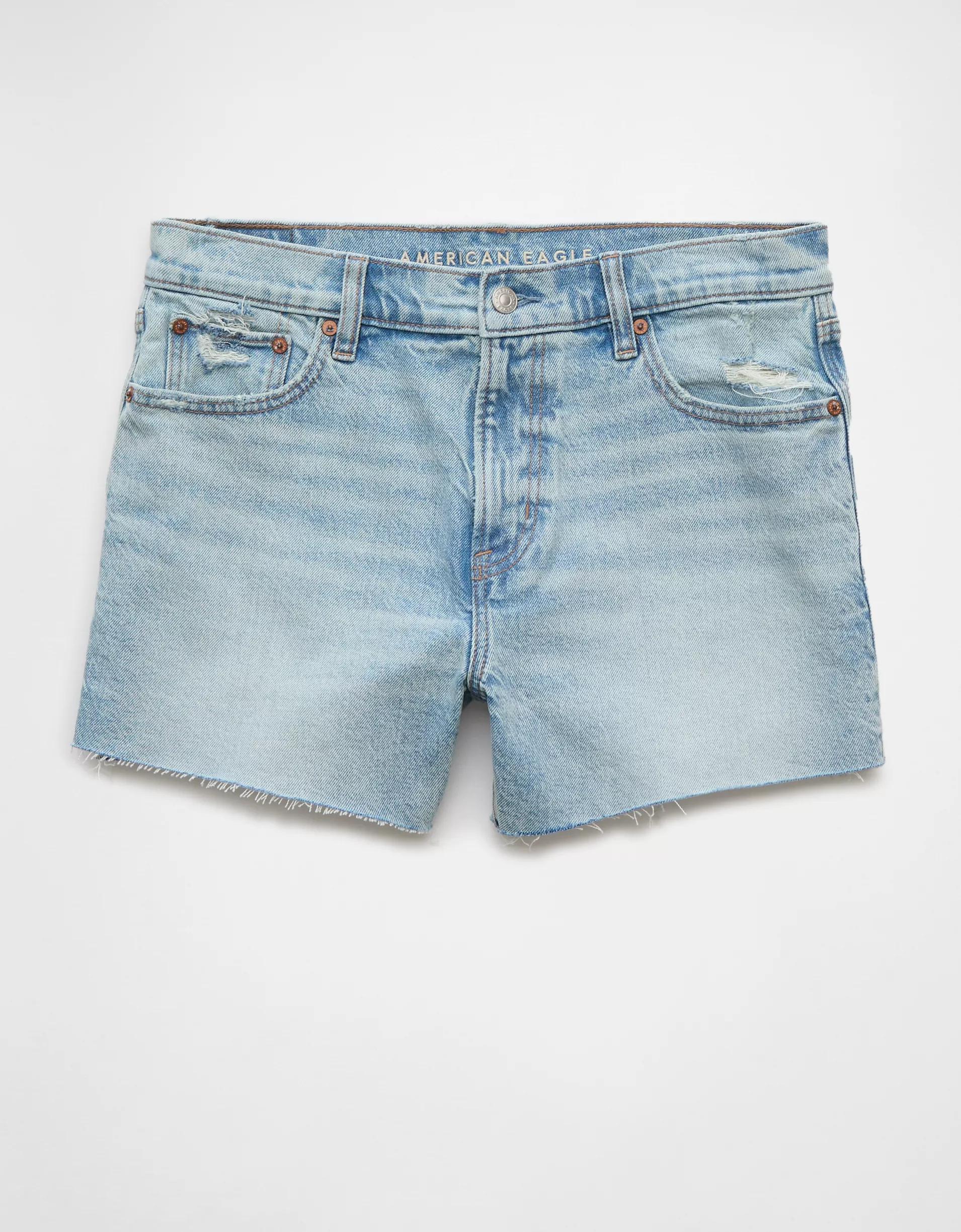AE Stretch Low-Rise Ex-Boyfriend Denim Short Product Image