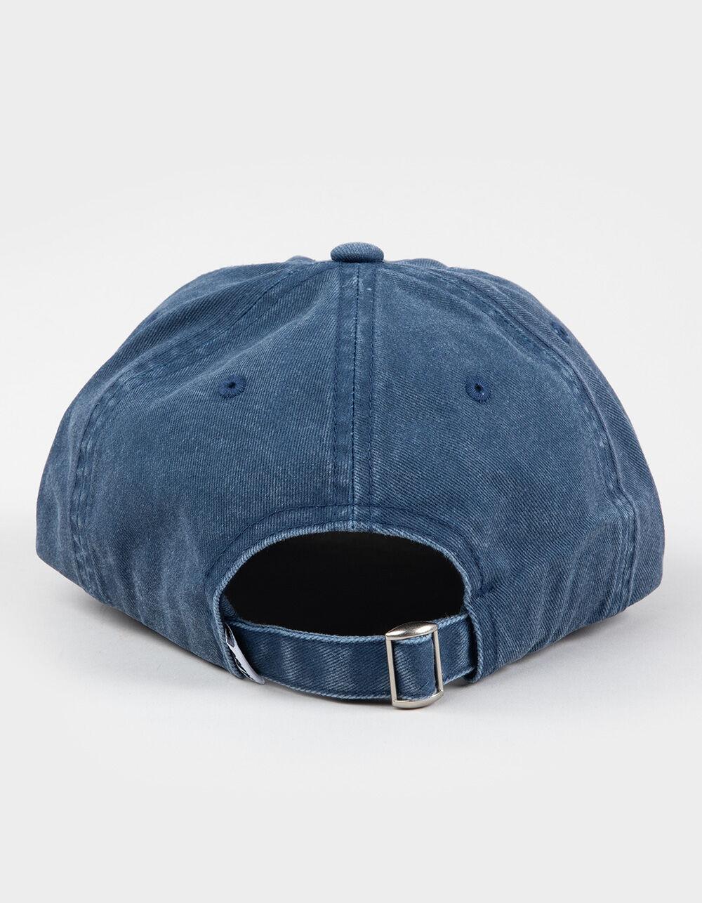 OBEY Pigment Lowercase 6 Panel Strapback Hat - NAVY Product Image