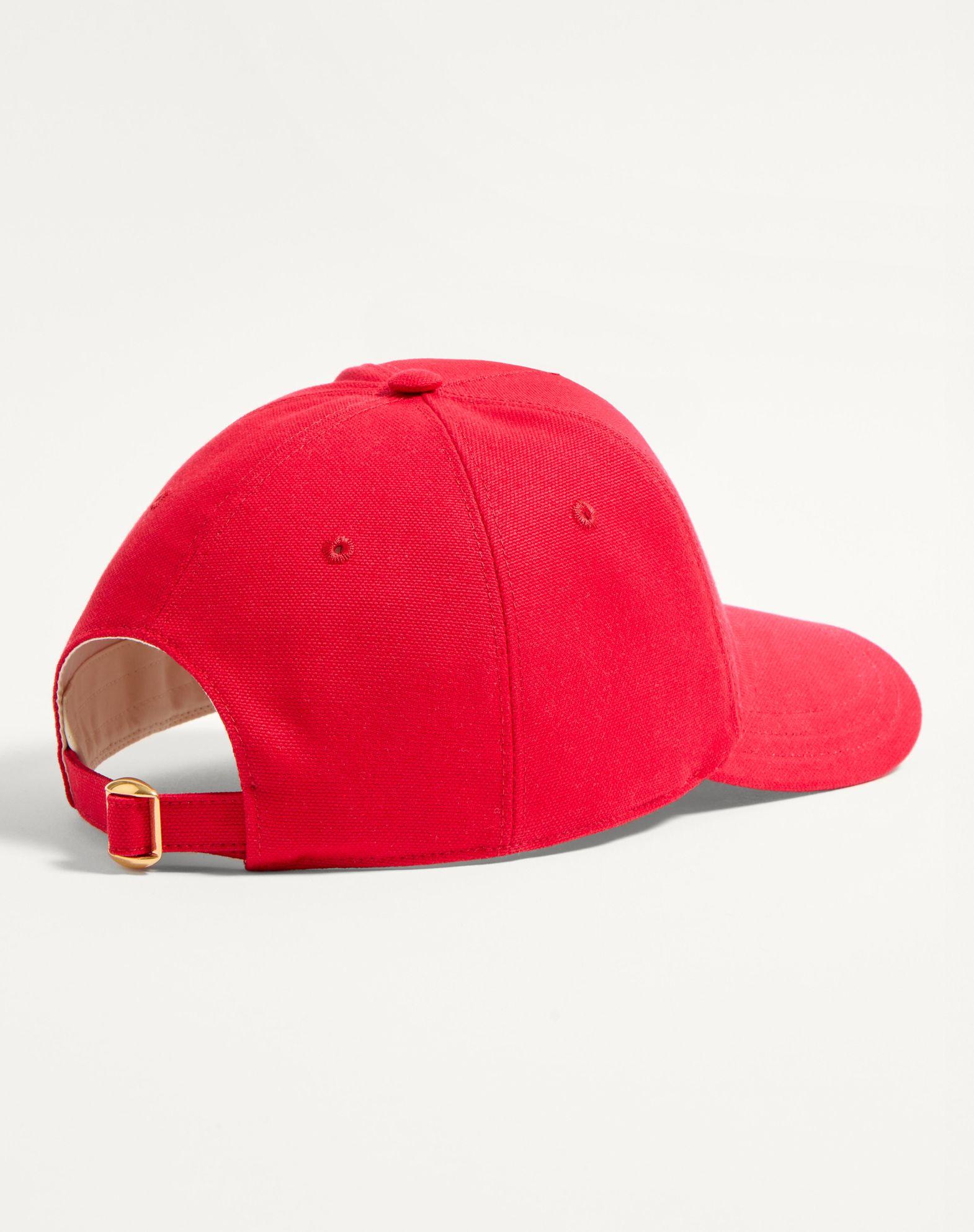 Chez Valentino Cotton Baseball Cap With Embroidery Product Image