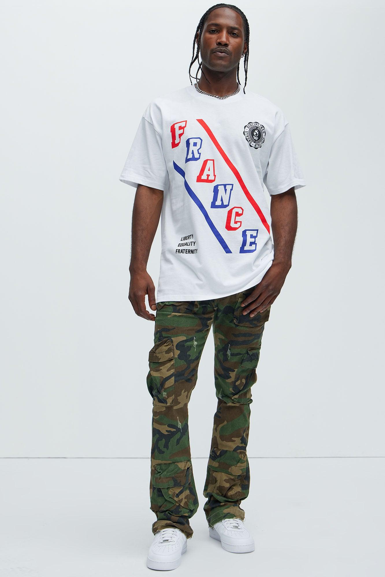 Pick Me Up Cargo Skinny Flare Pants - Camouflage Product Image