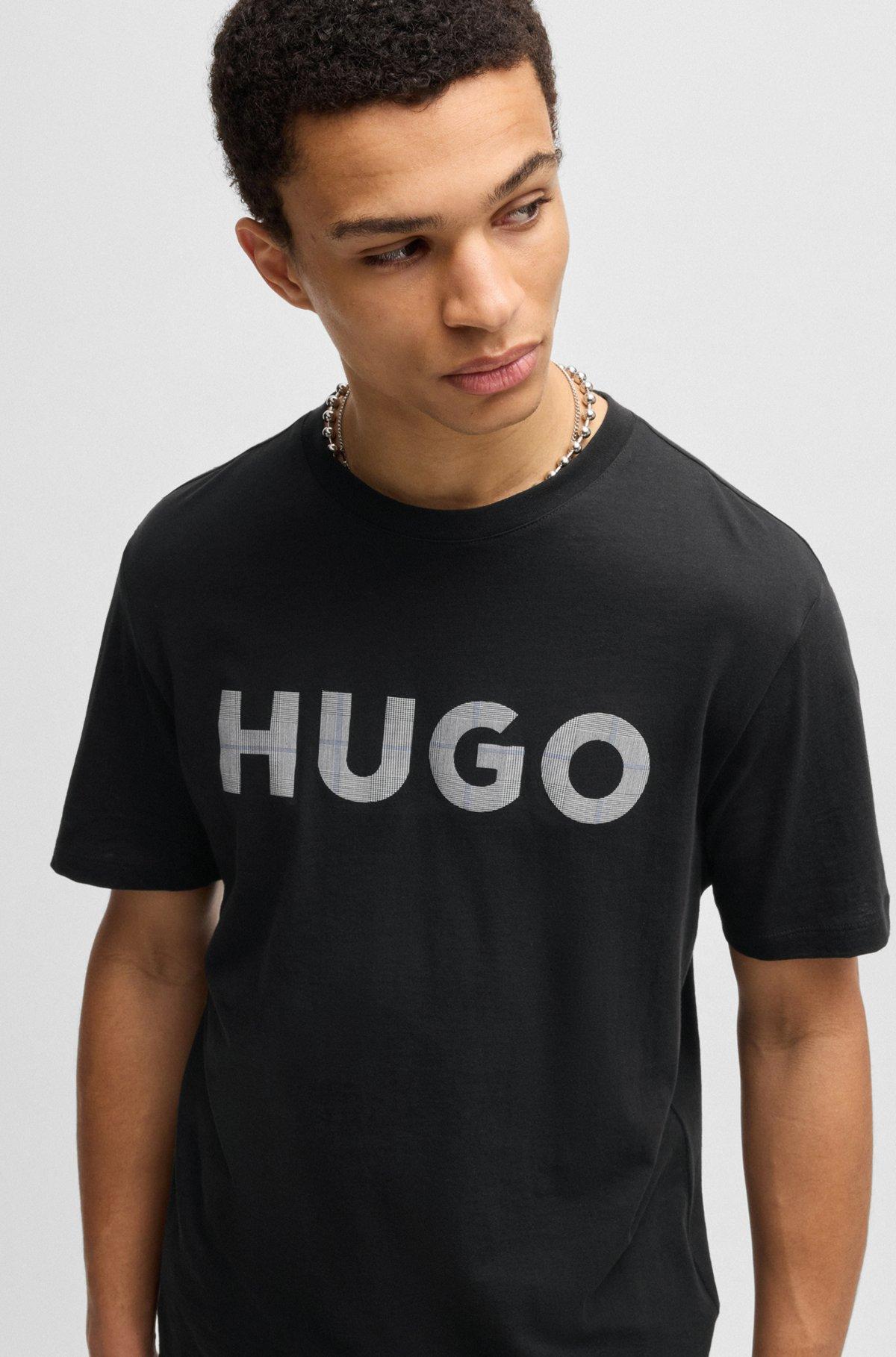 Cotton-jersey T-shirt with logo print Product Image