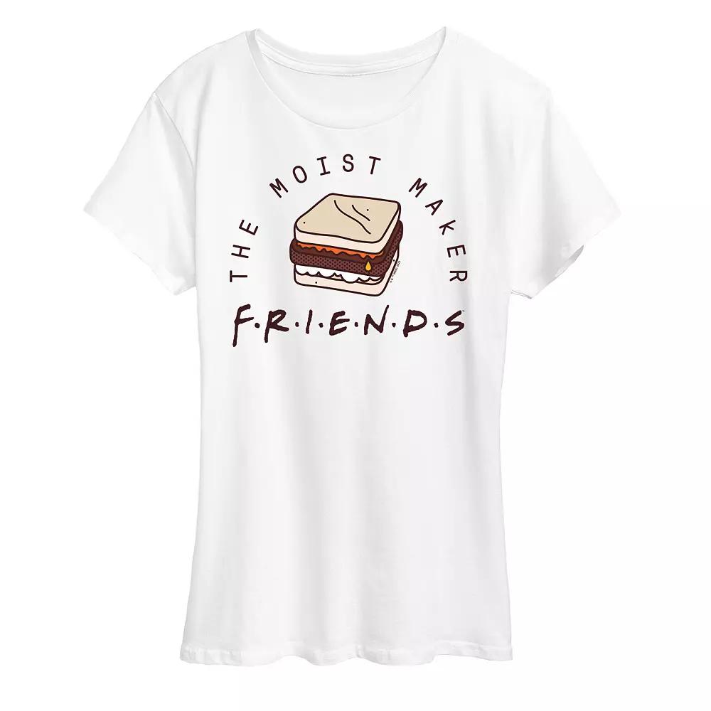 Women's Friends Moist Maker Graphic Tee, Girl's,  Product Image