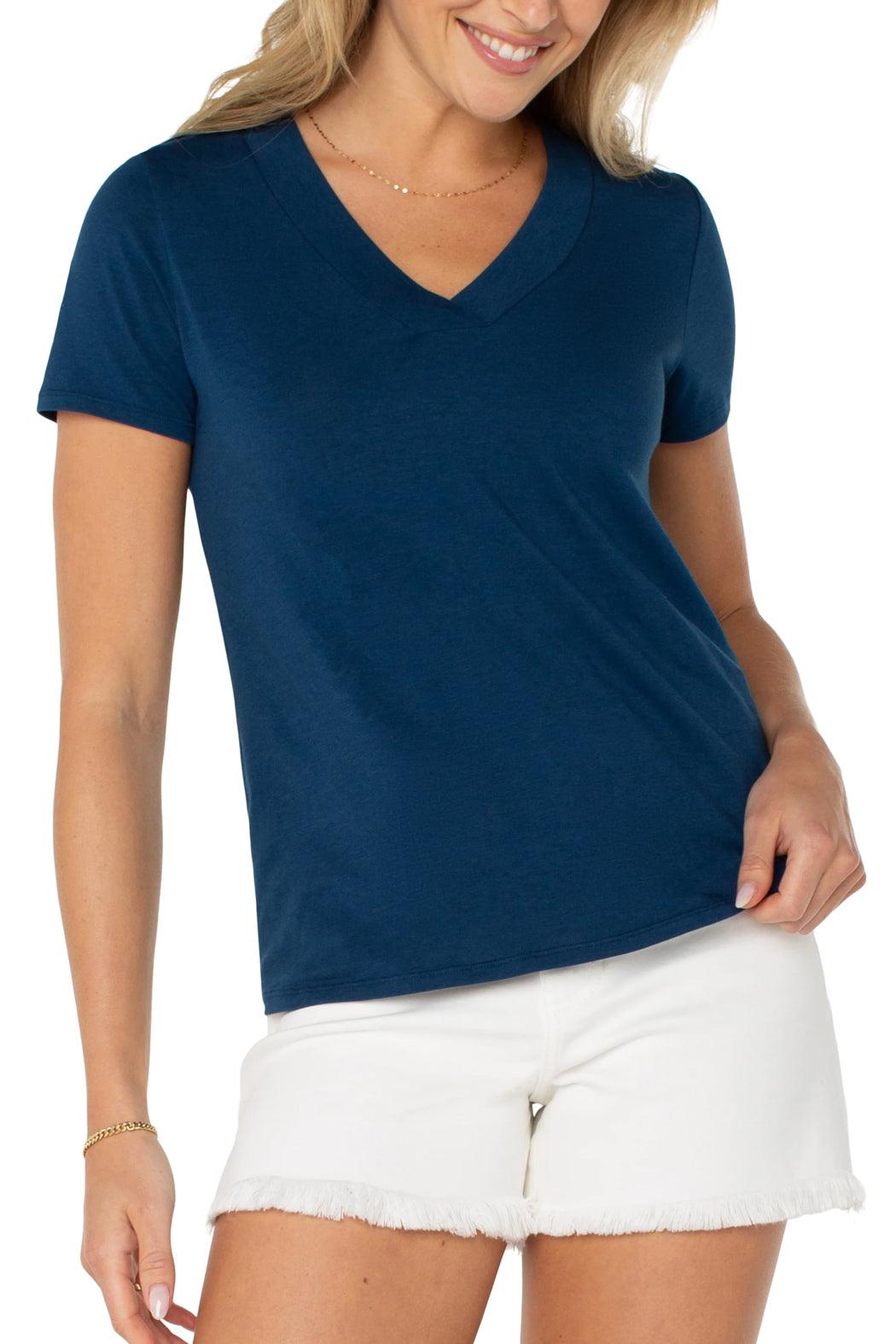 Short Sleeve Knit Tee Product Image