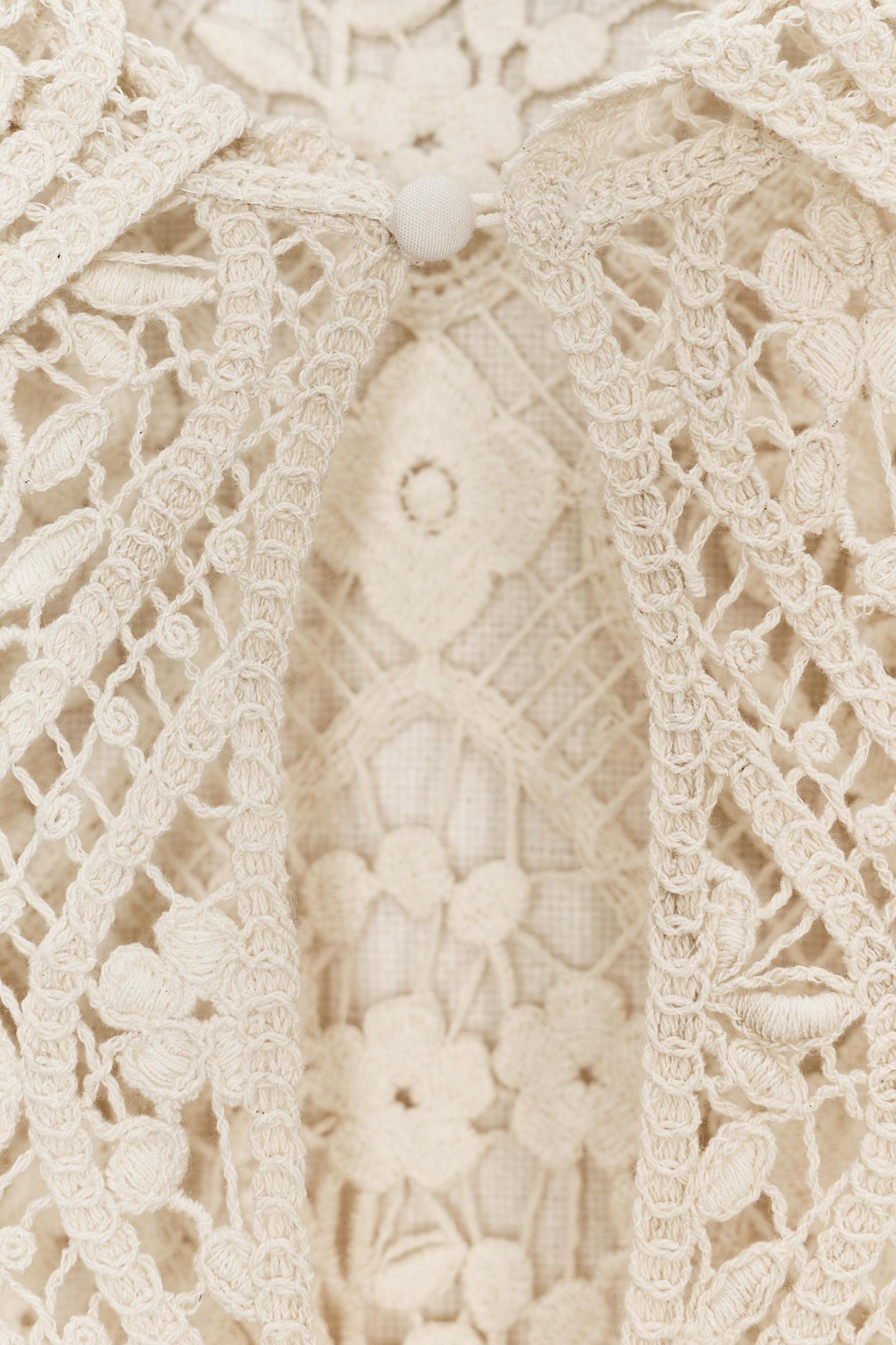 ZW COLLECTION CROCHET MINI DRESS Product Image