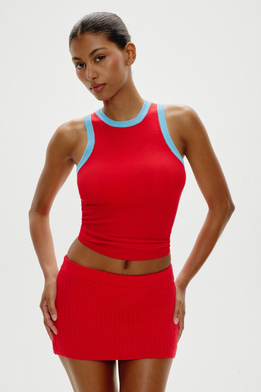 Marialla Mini Skort - Cherry Product Image