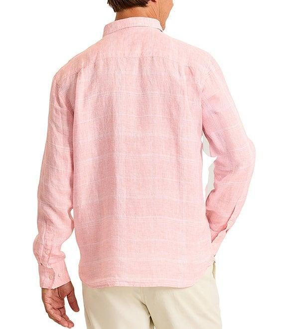 Tommy Bahama Paradisio Plaid Linen Long Sleeve Woven Shirt Product Image