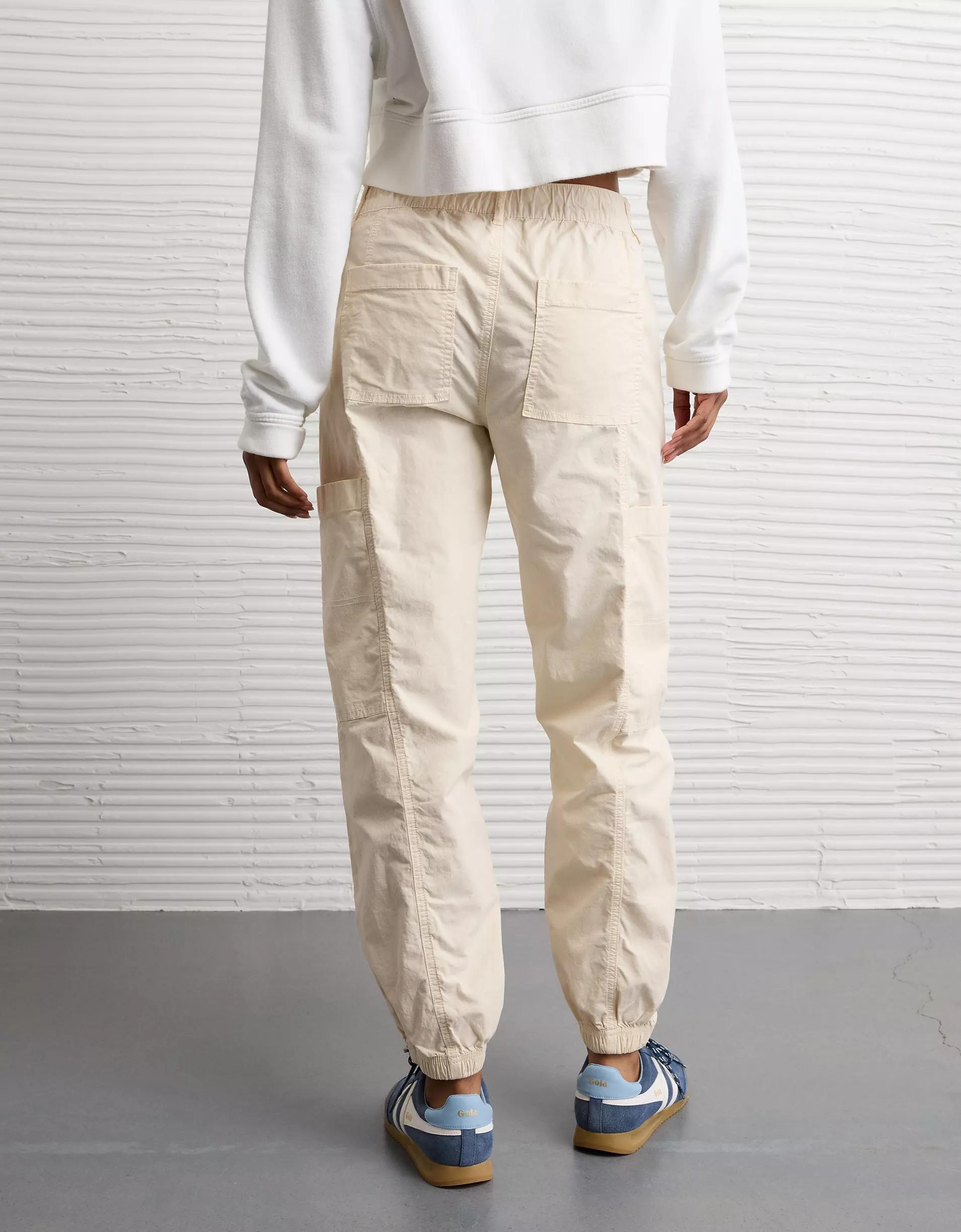 AE Snappy Stretch High-Waisted Baggy Cargo Jogger Product Image