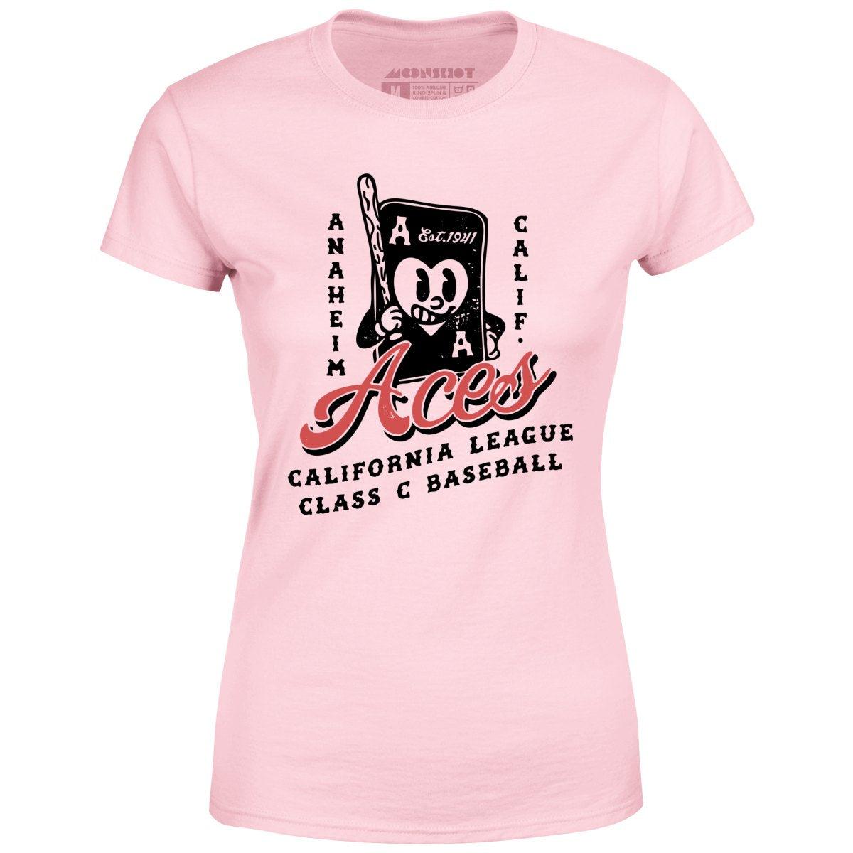 Anaheim Aces - California - Vintage Defunct Baseball Teams - Women's T-Shirt Female Product Image