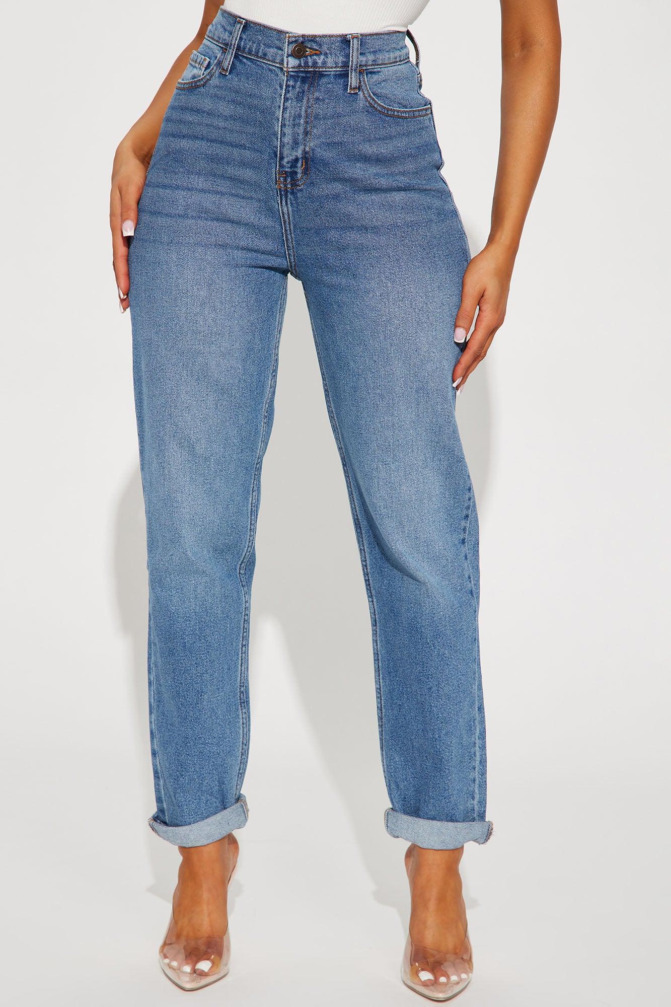 I Got It From My Mama Jeans - Medium Wash Product Image