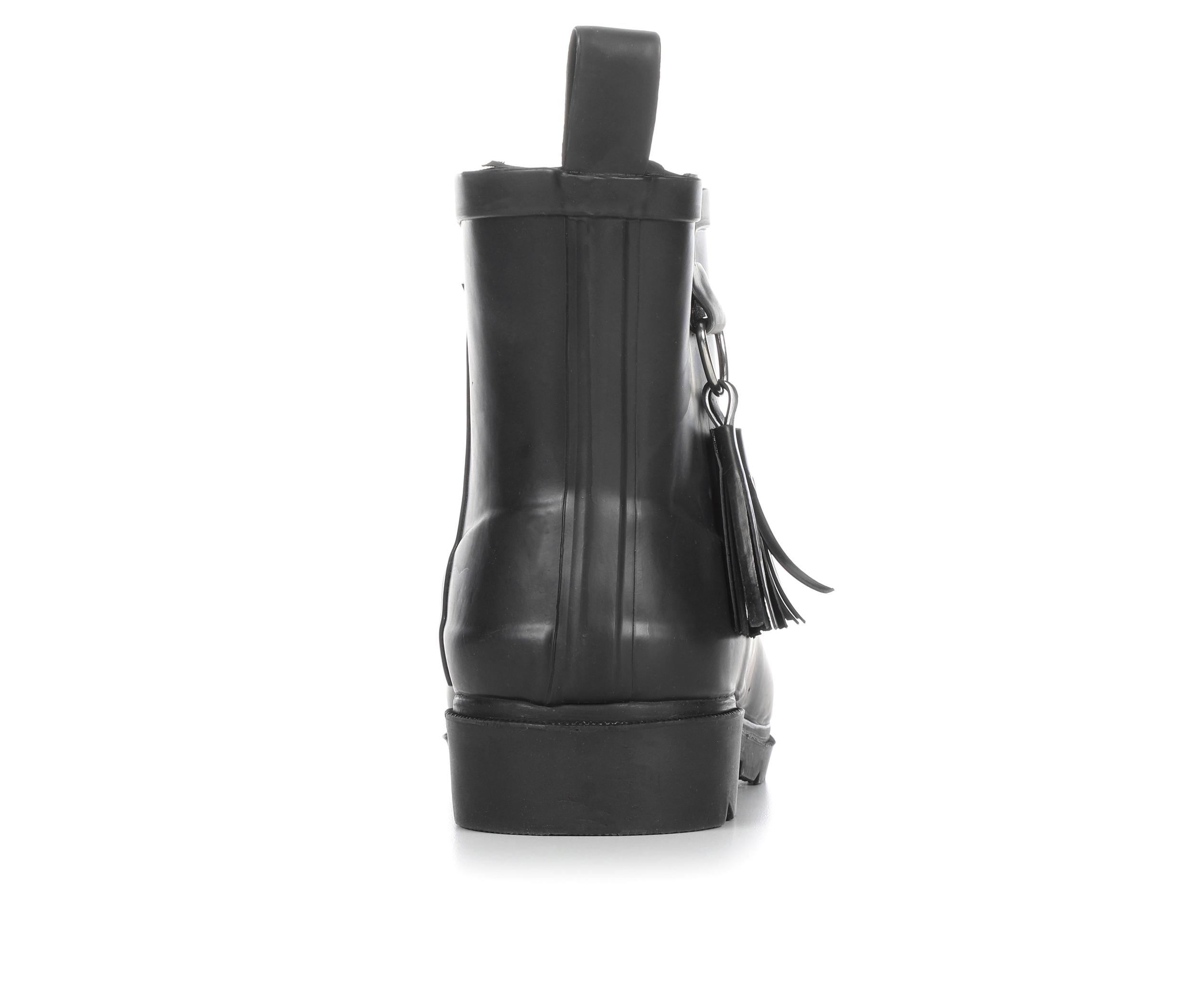 Women's Capelli New York Matte Solid Rain w/ Tassel Rain Boots Product Image
