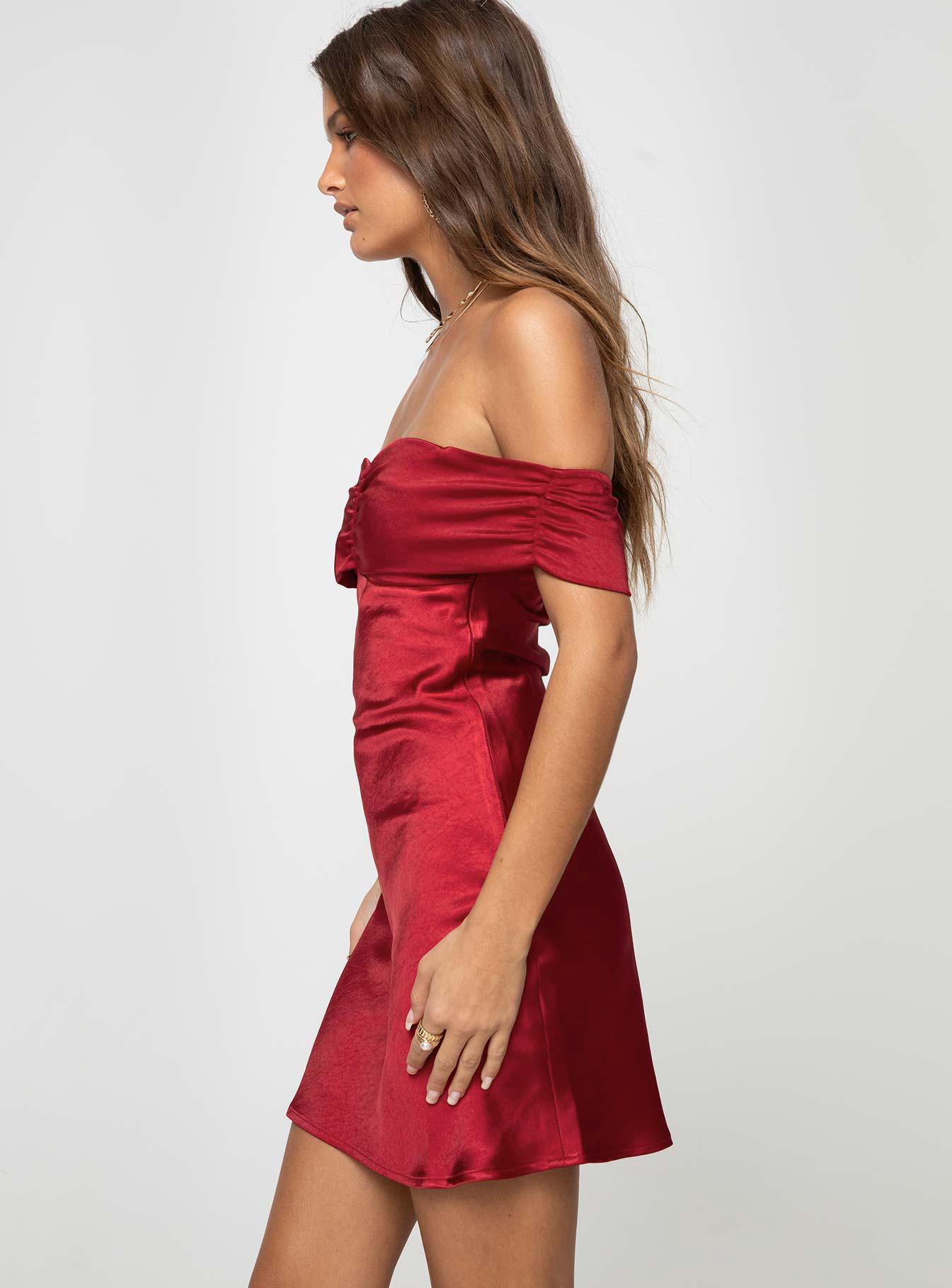 Sadee Mini Dress Red Product Image