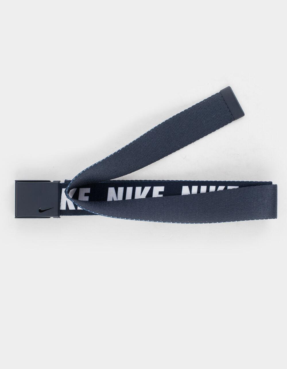 NIKE Big Nike Repeat Mens Reversible Web Belt - NAVY Product Image