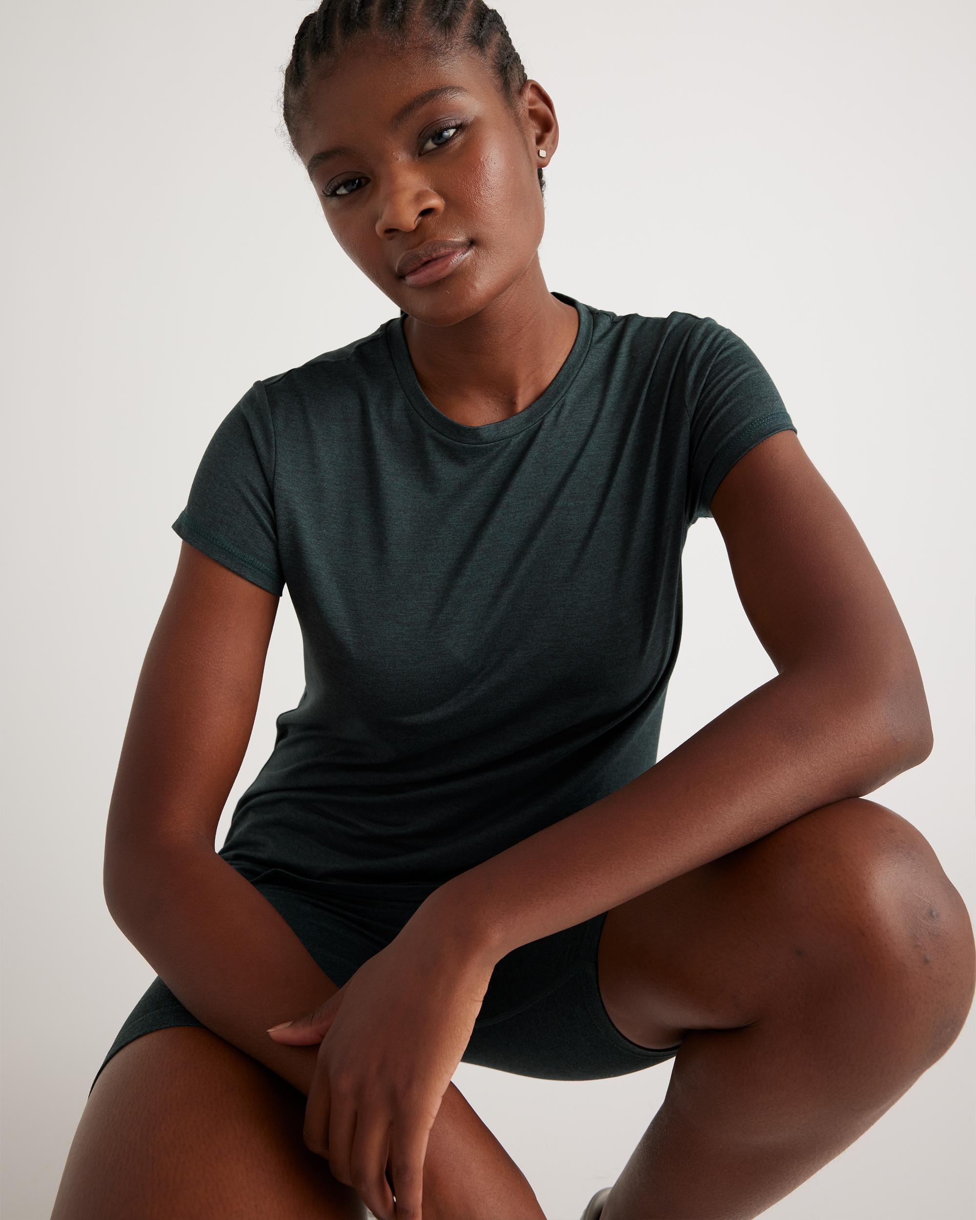 Quince | Women's Flowknit Breeze T-Shirt Size XS, 100% Polyester Product Image