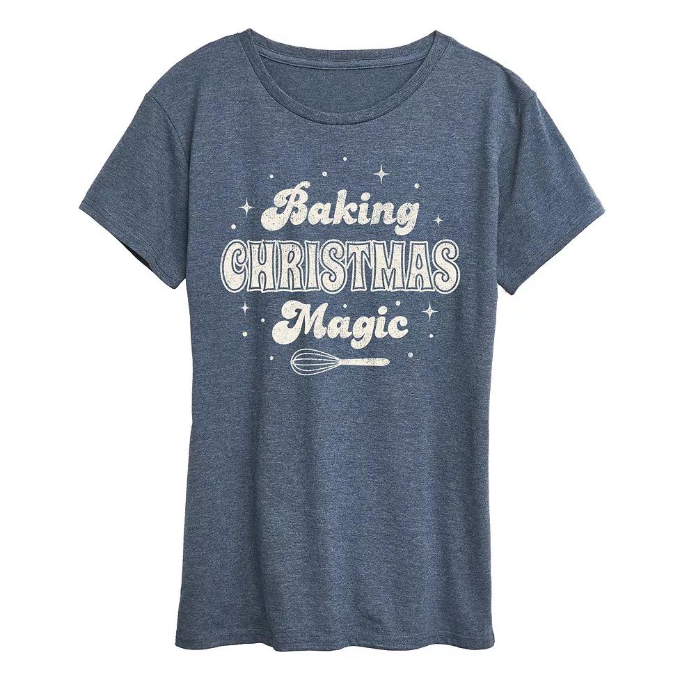 Women's Baking Christmas Magic Graphic Tee, Girl's,  Product Image