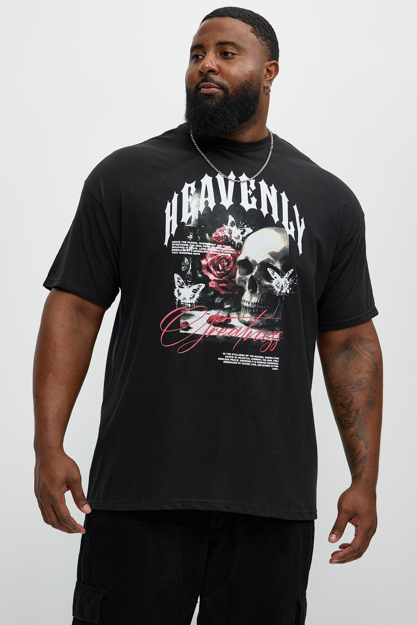 Heavenly Greatness Short Sleeve Tee - Black Product Image