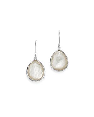 Womens Rock Candy Large Sterling Silver & Doublet Teardrop Earrings Product Image