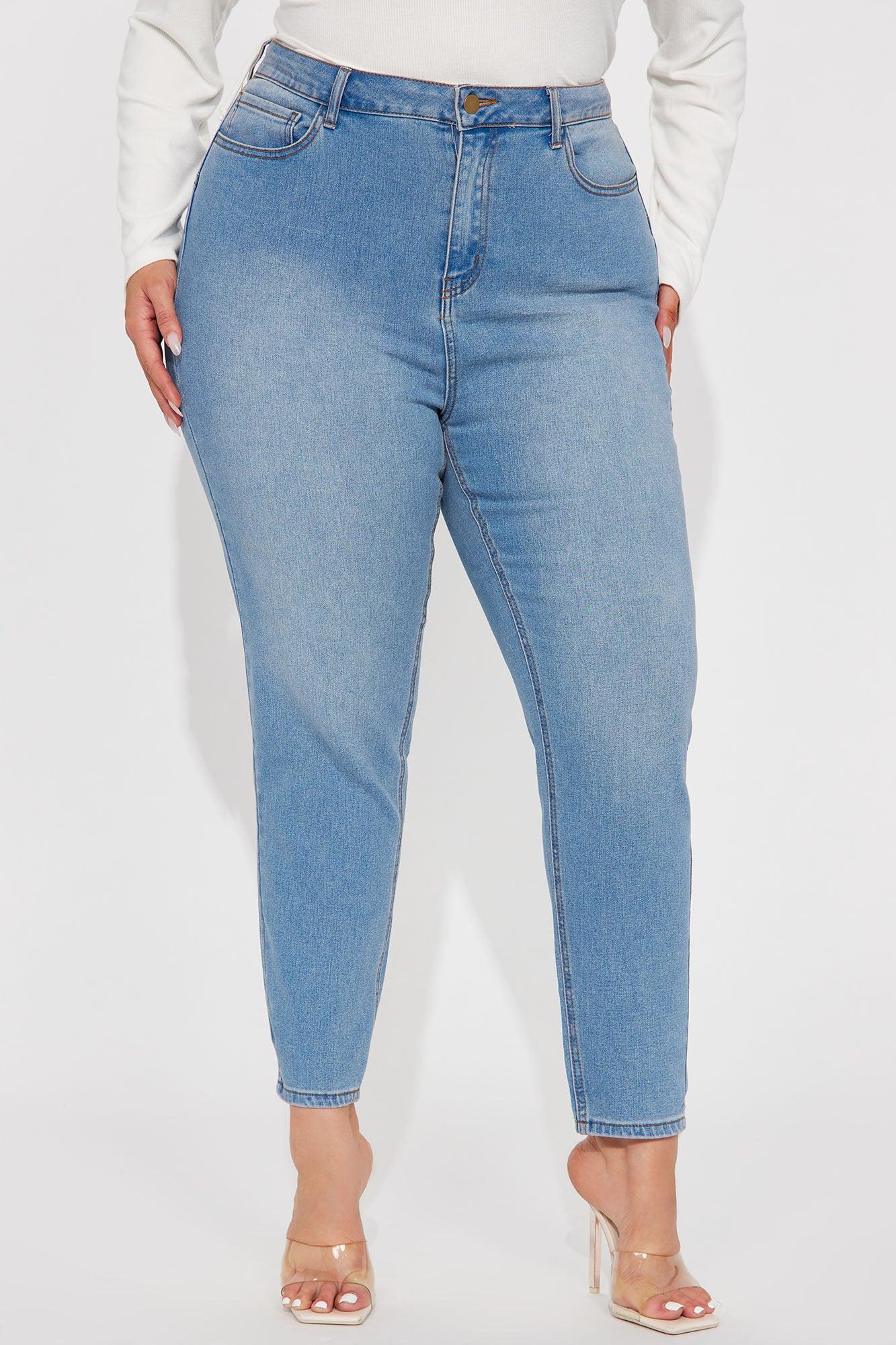 Wifey High Rise Booty Lifter Jeans - Light Blue Wash Product Image