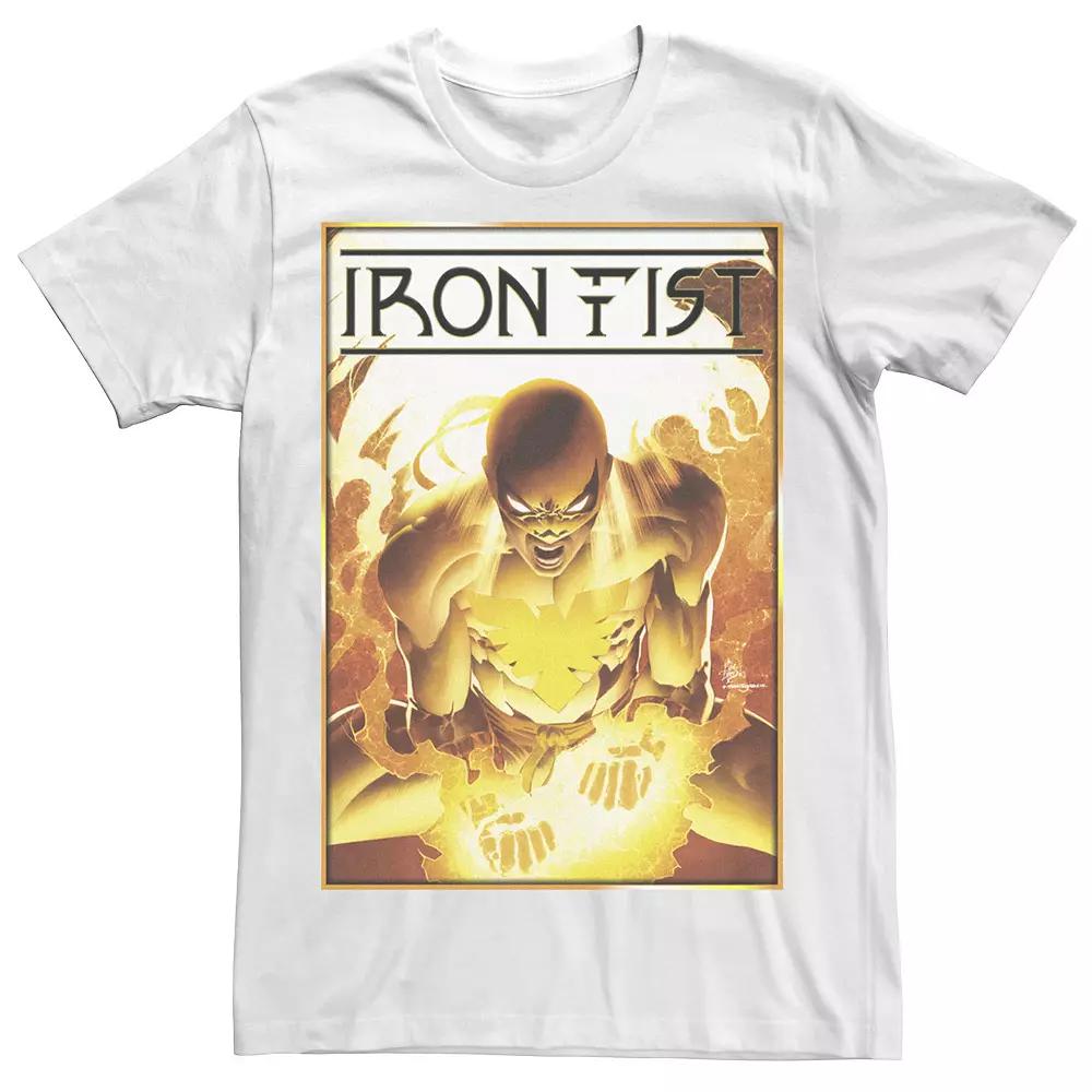 Men's Marvel Iron Fist Flames Tee,  Product Image