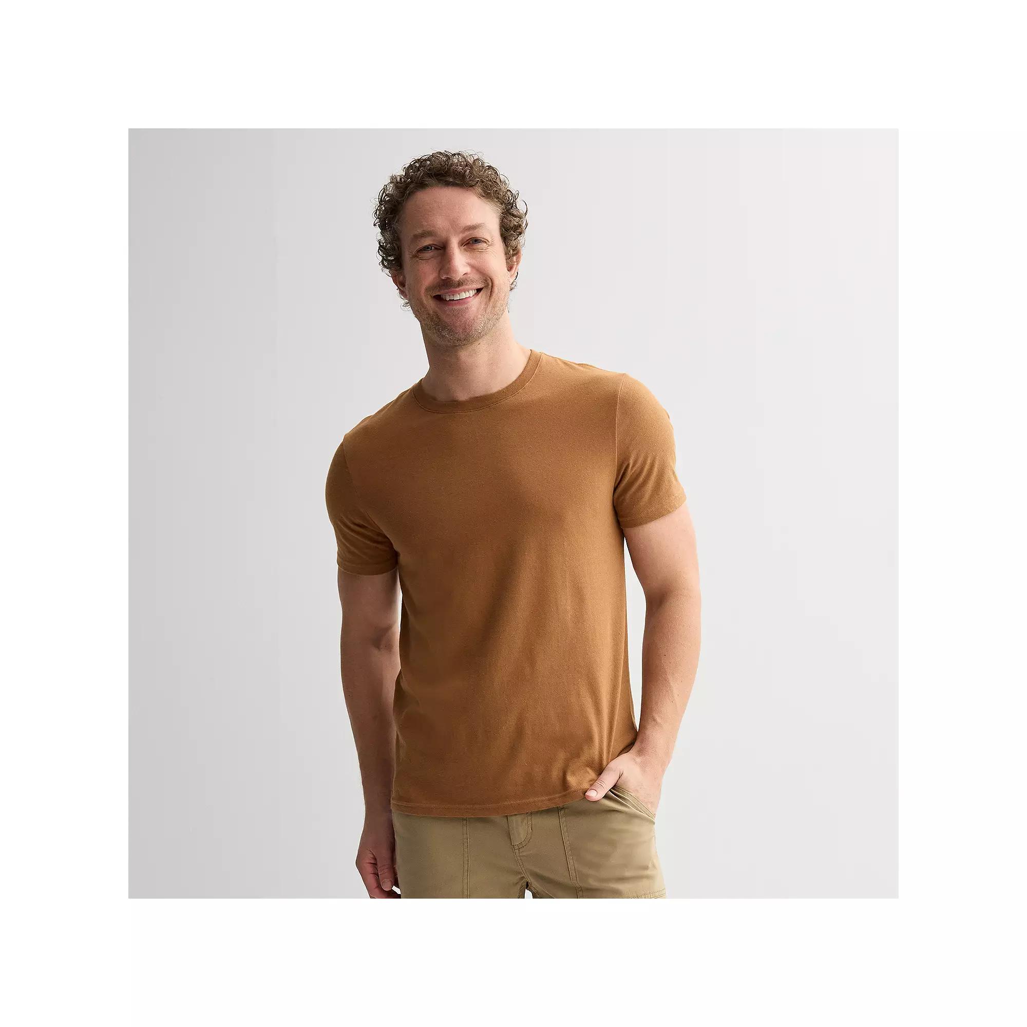 Men's Sonoma Goods For Life® Supersoft Crewneck Tee, Size: Small, Golden Dune Product Image
