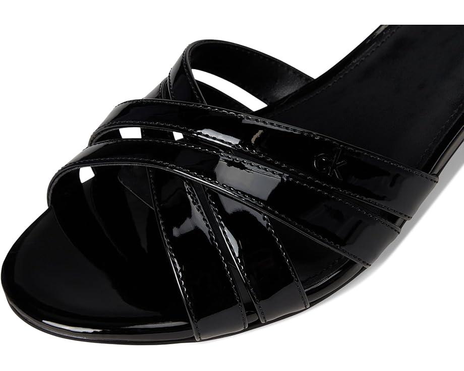 Carolina Patent Leather Kitten Heel Sandals Product Image