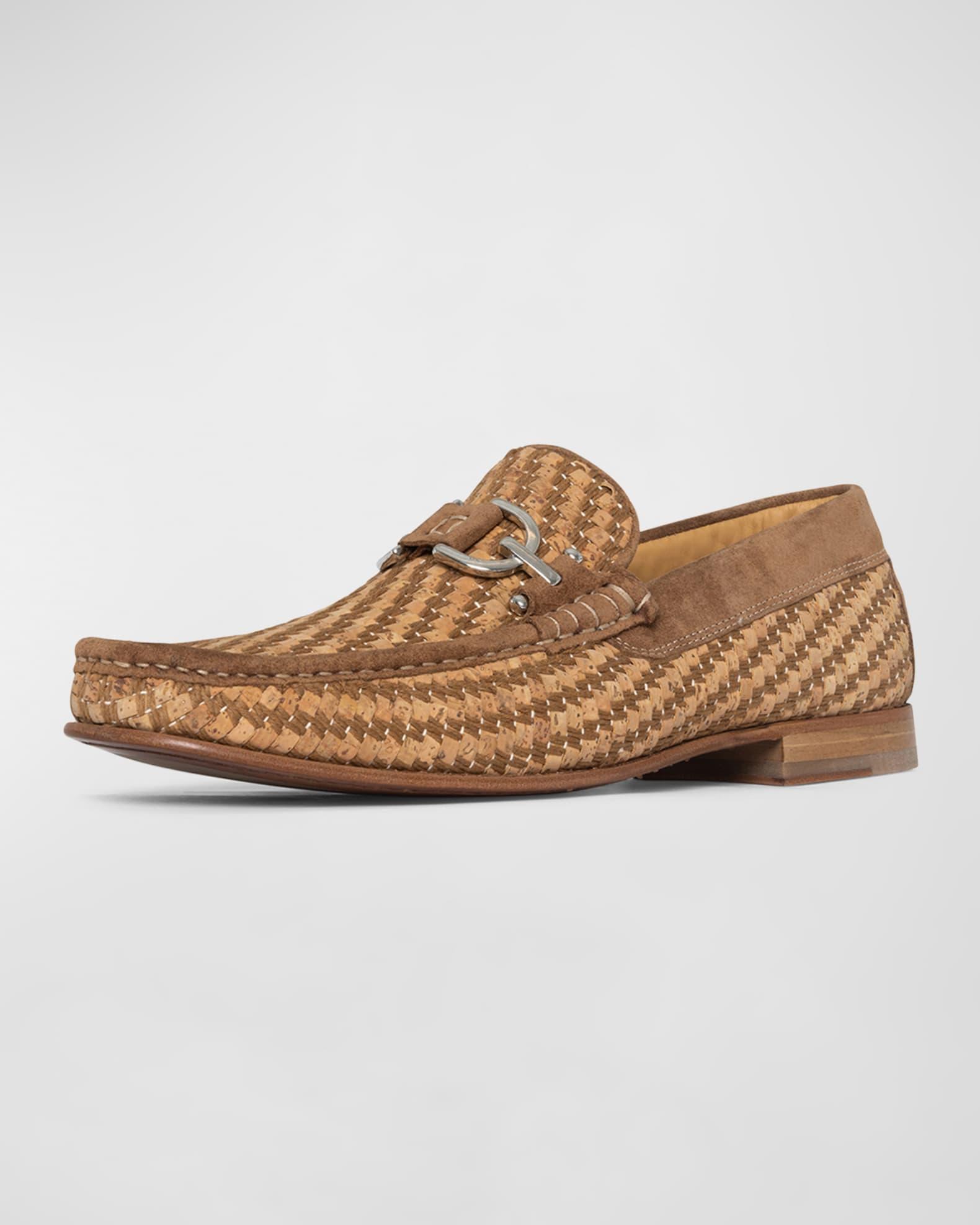 Men's Dacio Woven Cork Bit Loafers Product Image