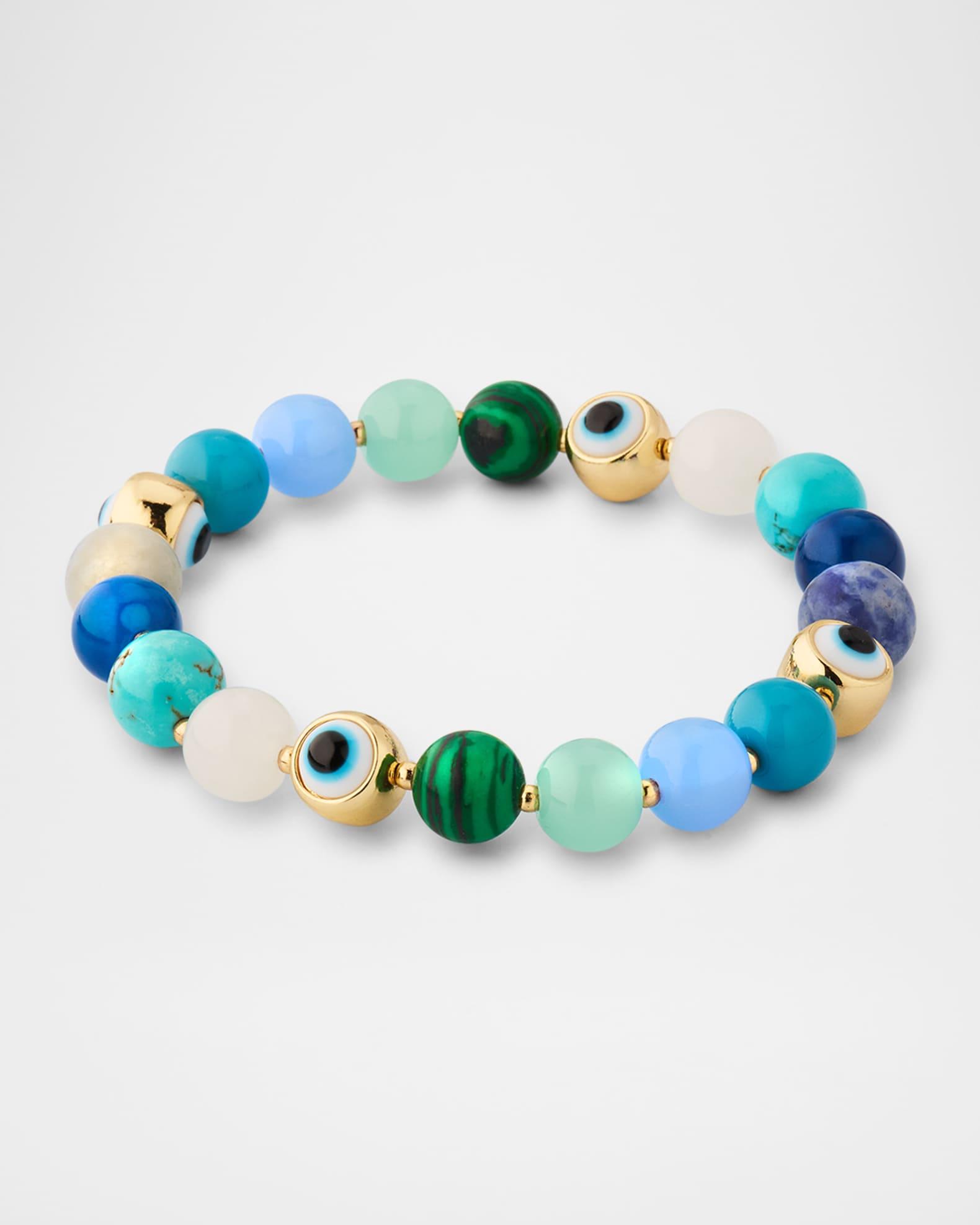 Evil Eye Semi-Precious Stretch Bracelet Product Image