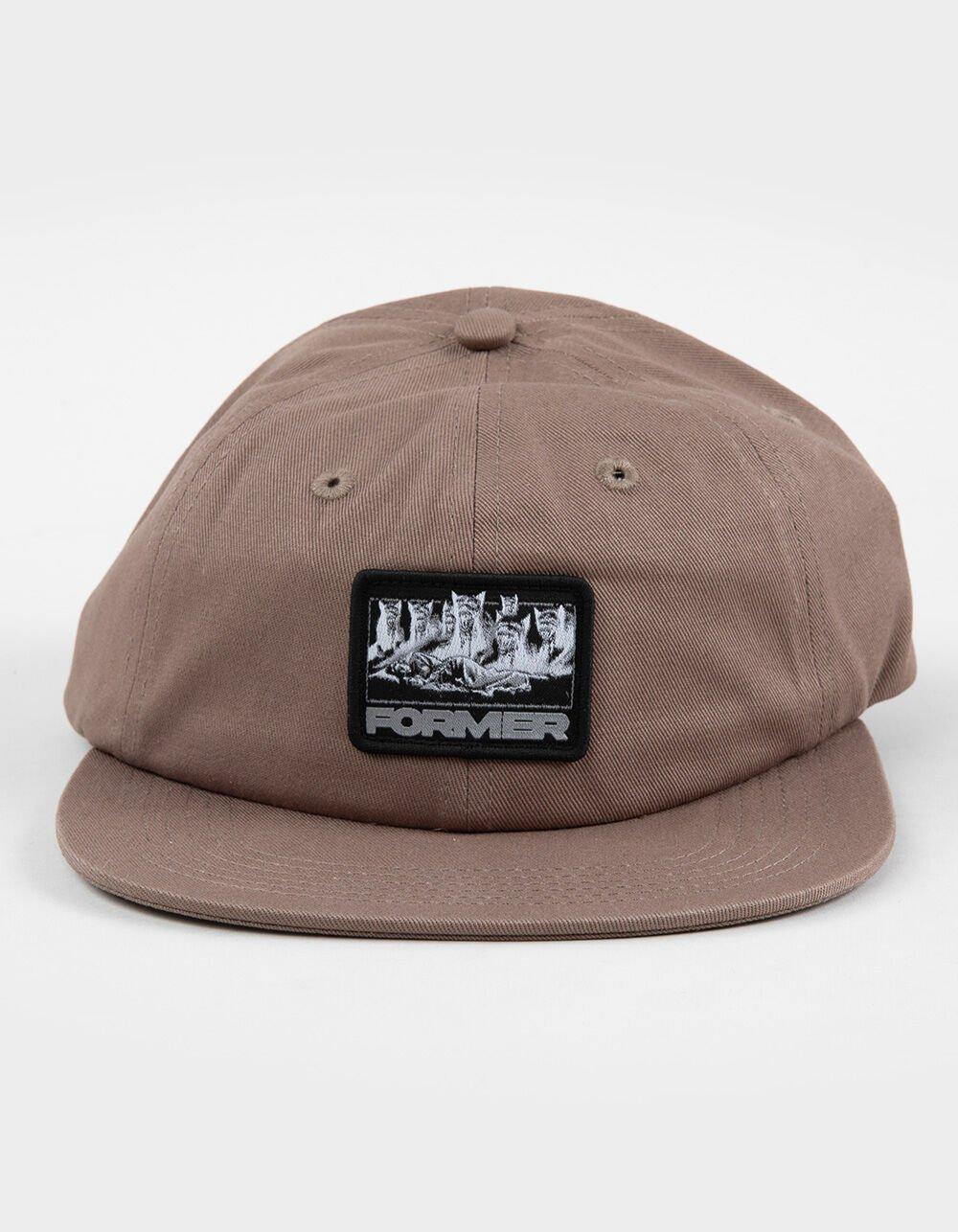 FORMER Theater Patch Strapback Hat - NATURAL Product Image