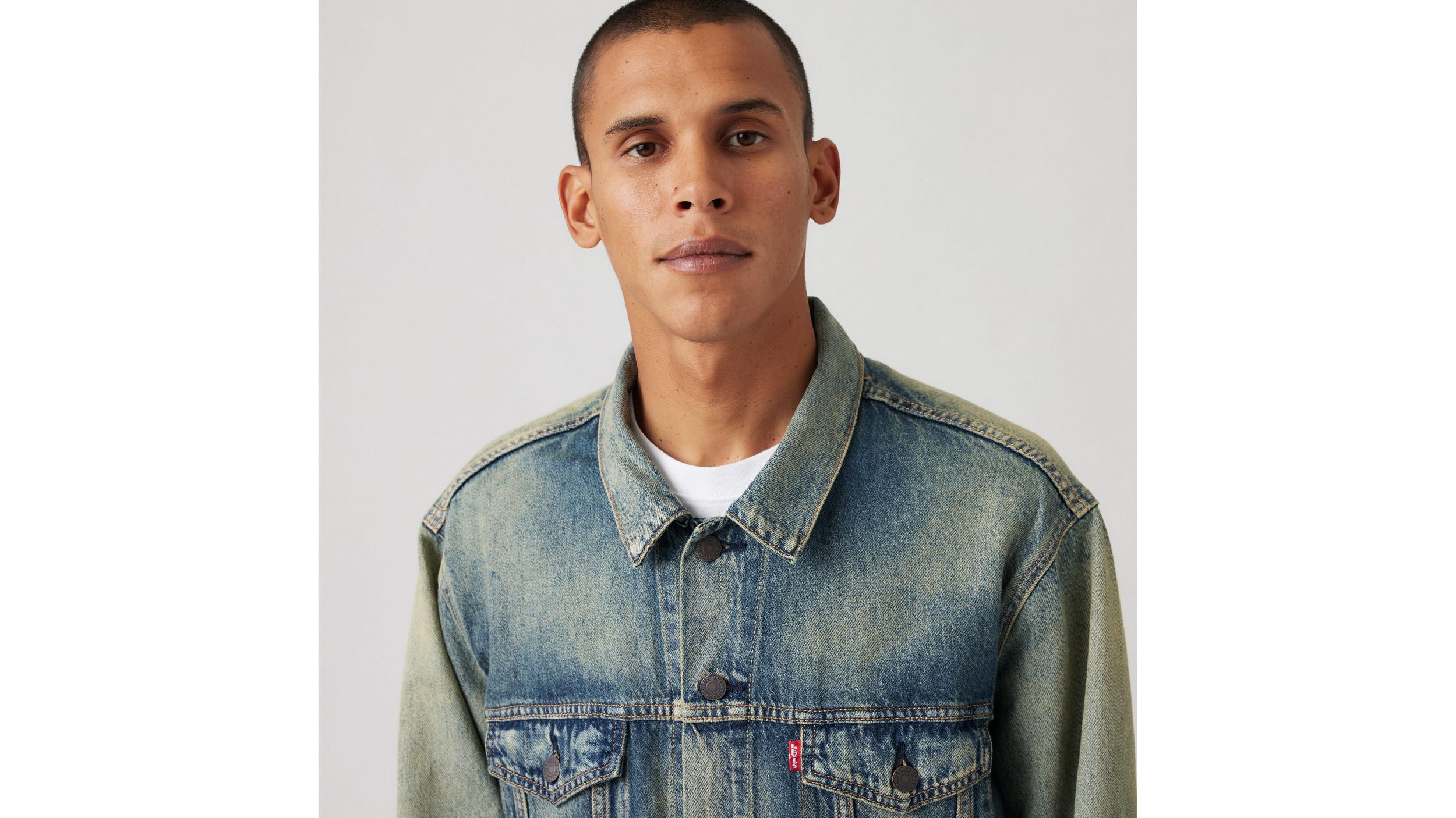 Lightweight Relaxed Fit Trucker Jacket Product Image
