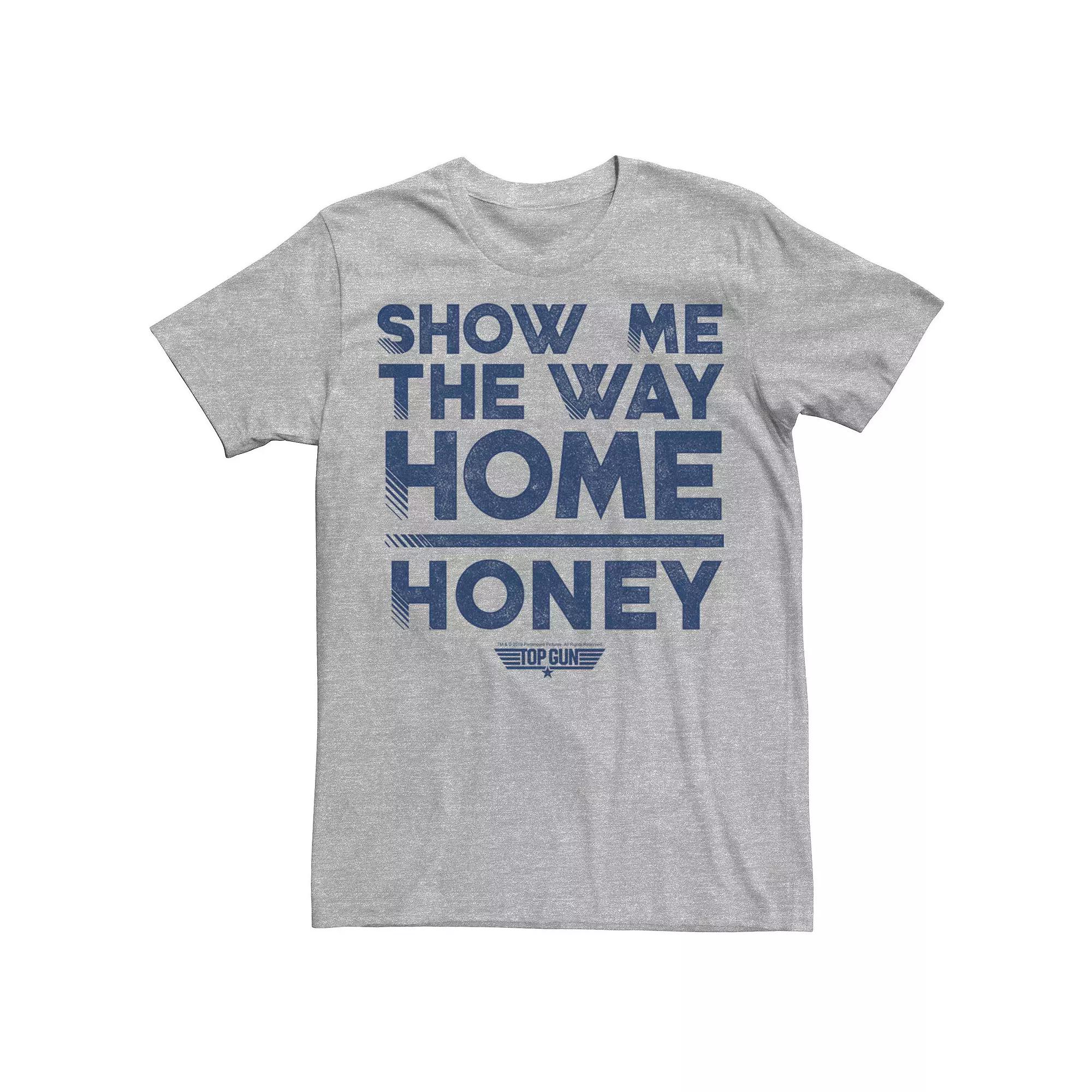 Men's Top Gun Show Me The Way Home Honey Tee,  Product Image