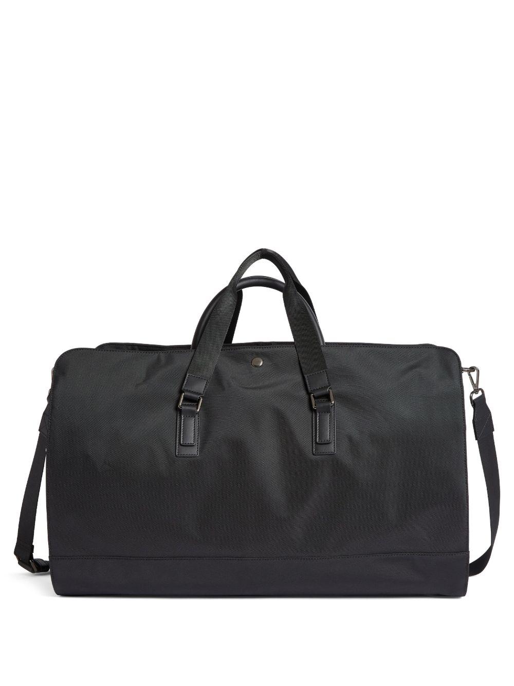 logo-raised zipped duffle bag Product Image