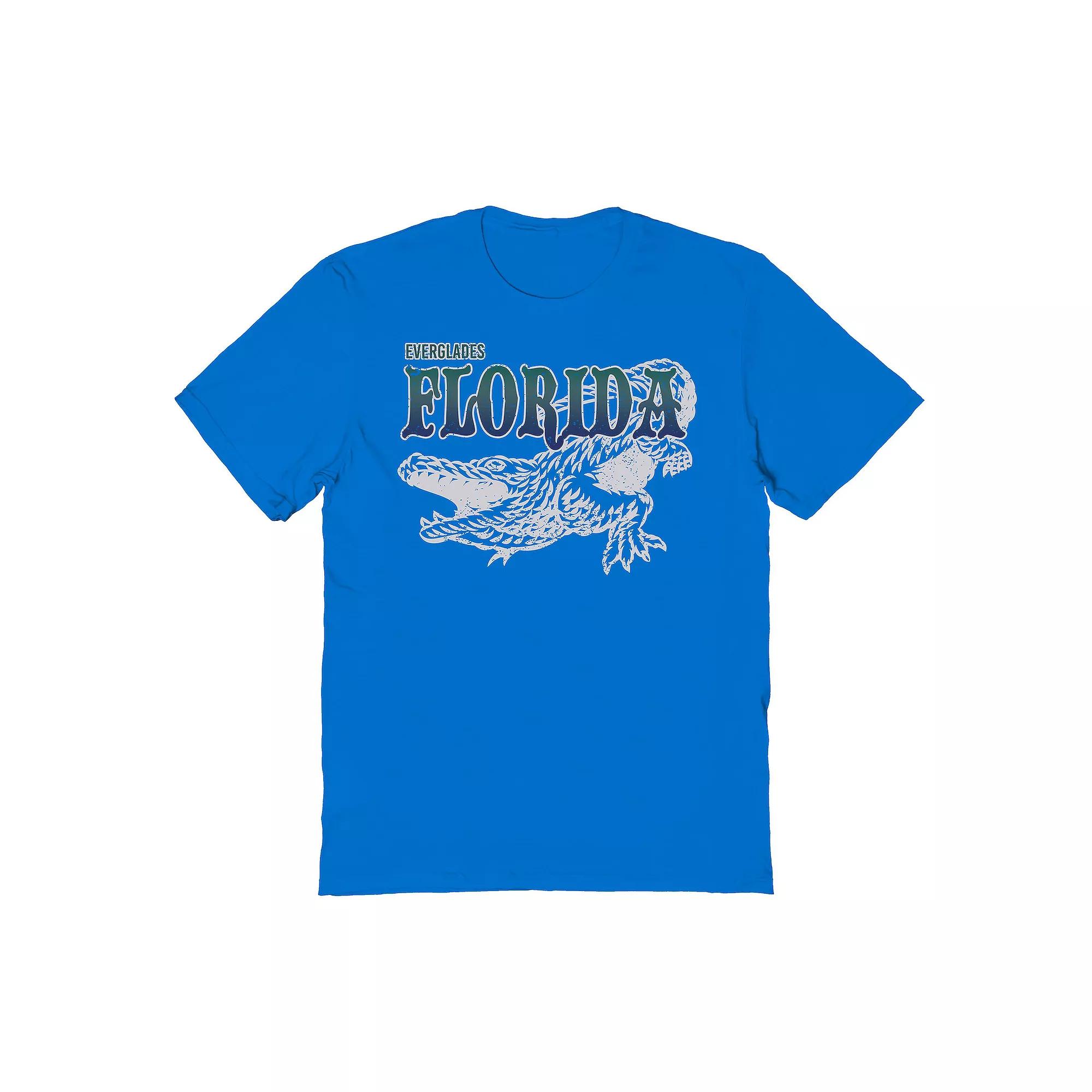 Men's Country Parks Florida Everglades Graphic Tee, Size: Large, Royal Product Image