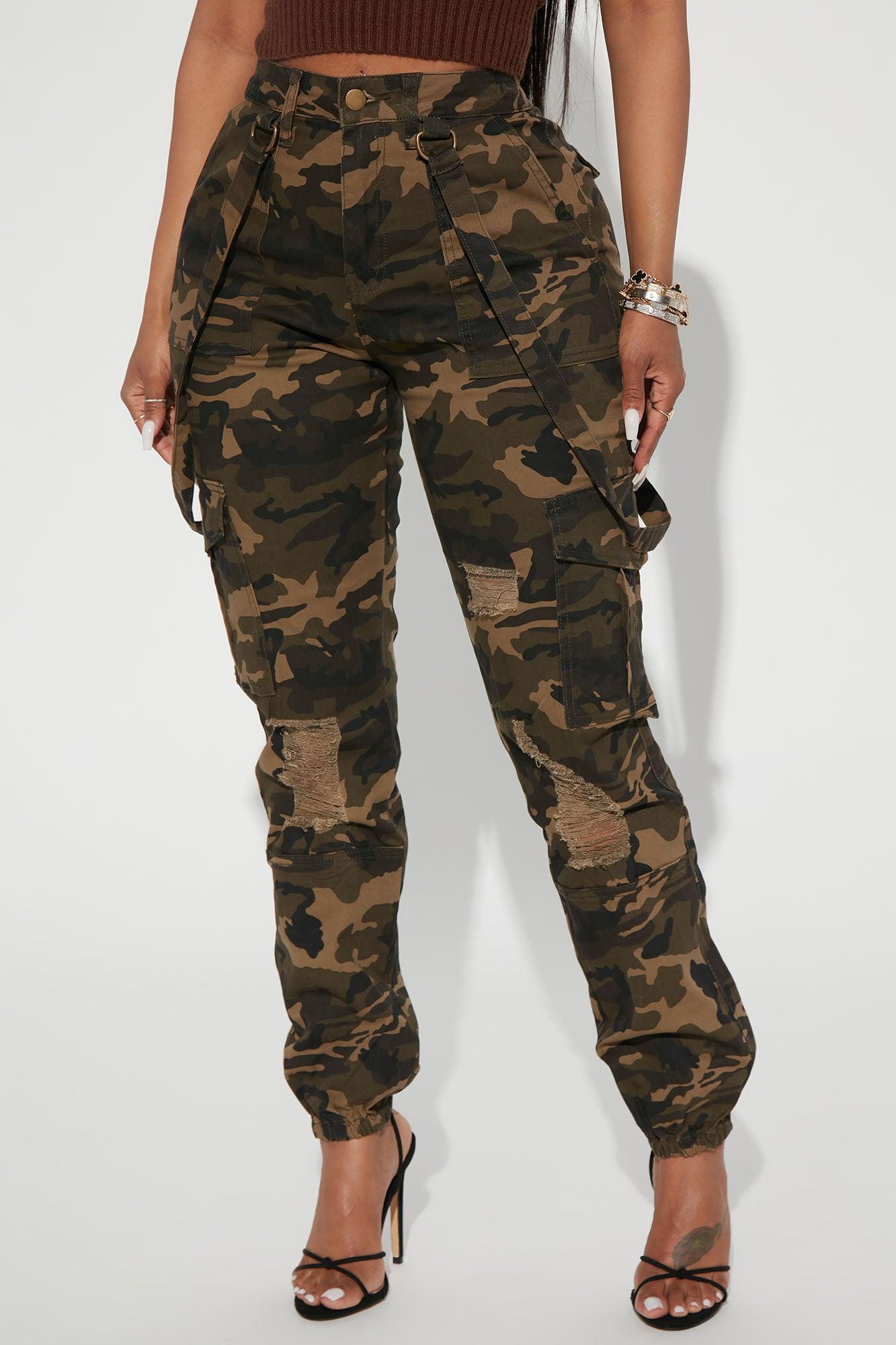 Get On My Level Cargo Pants - Camouflage Product Image