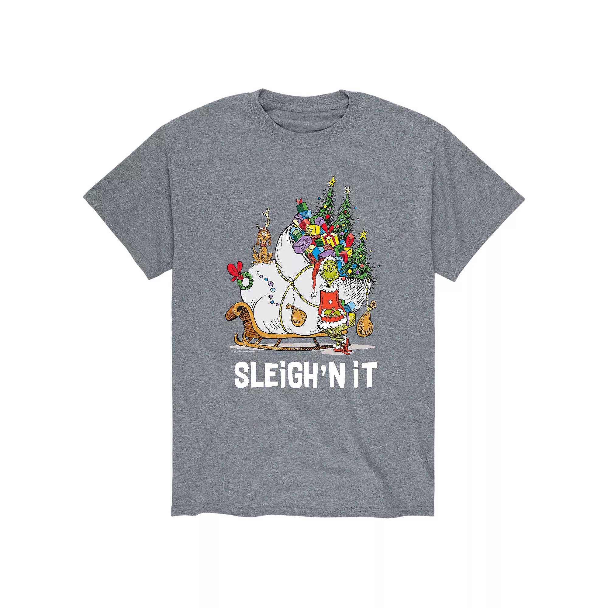 Men's Dr. Seuss The Grinch Sleighn Tee,  Product Image