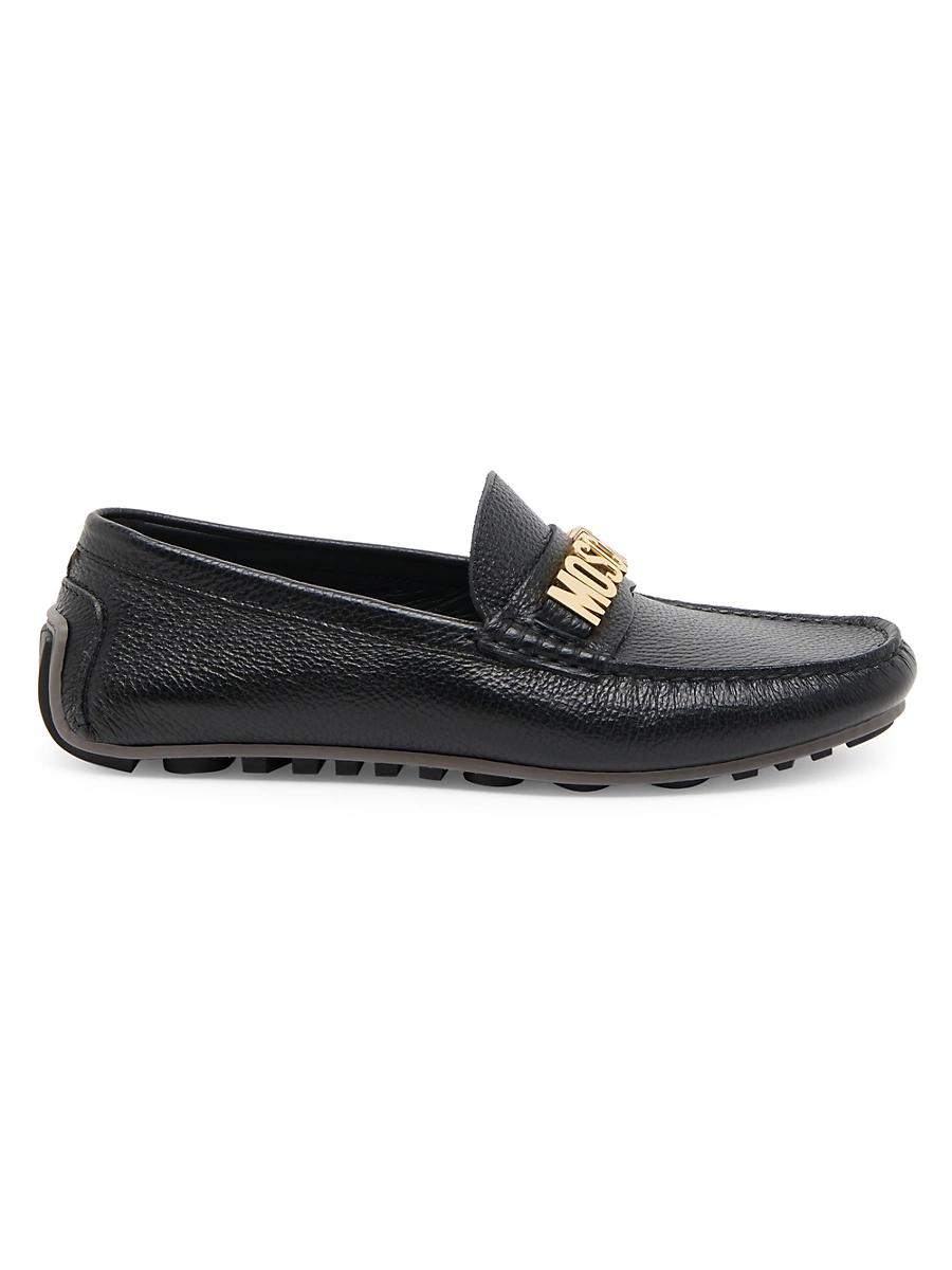 Mens Leather Driving Loafers Product Image