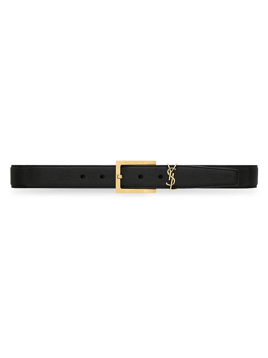 Womens Cassandre Belt in Grained Lambskin Product Image