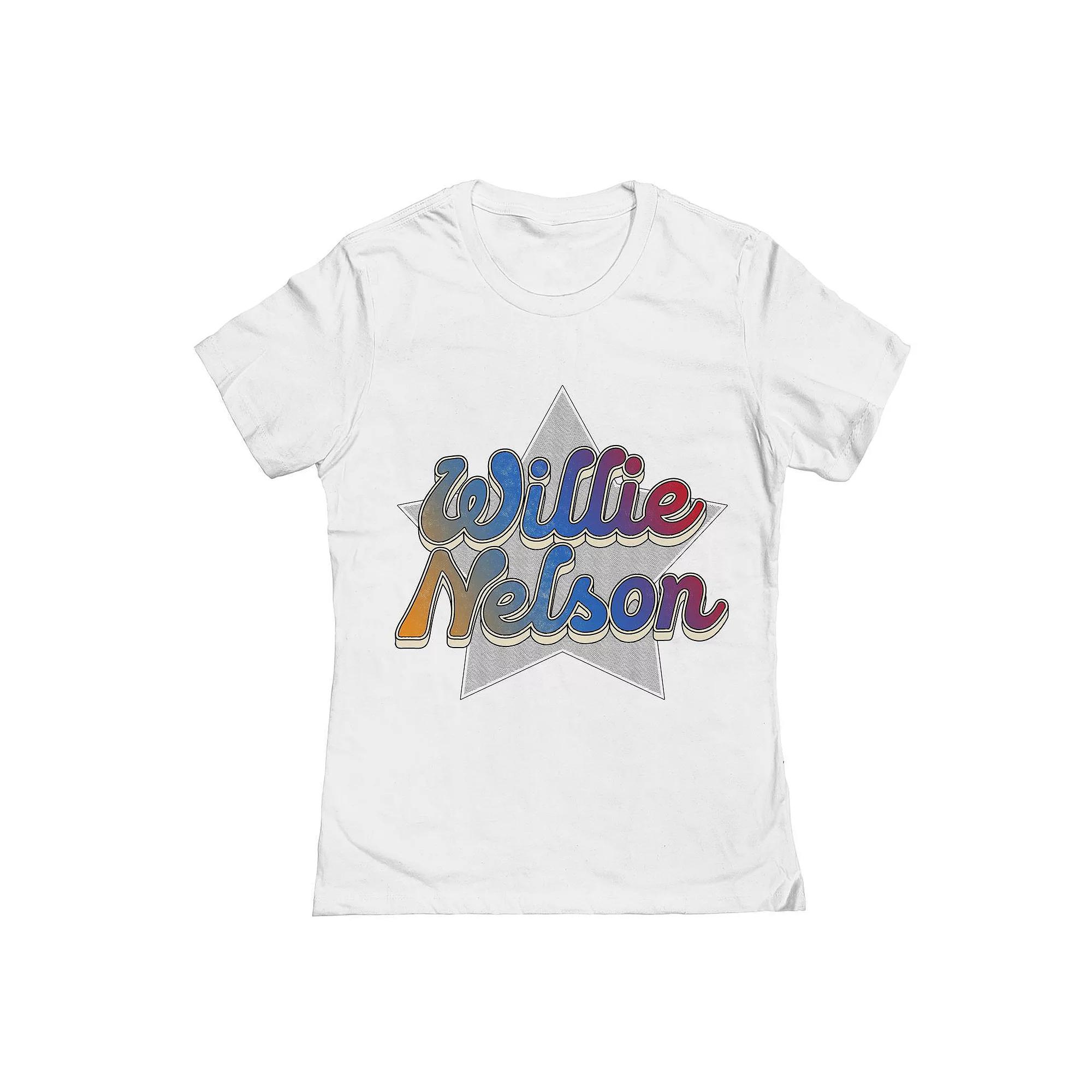 Junior's Willie Nelson The Star Graphic Tee, Women's,  Product Image