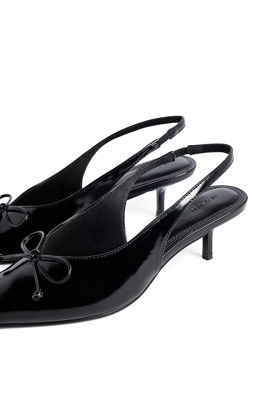 Bow Detail Slingback Pumps Product Image