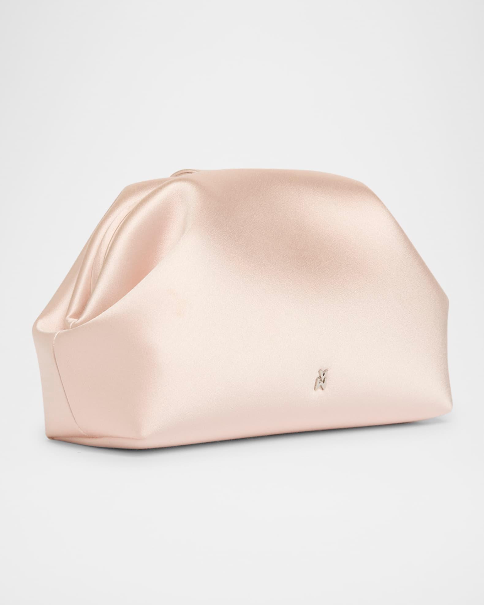 Camelia Buckle Satin Clutch Bag Product Image