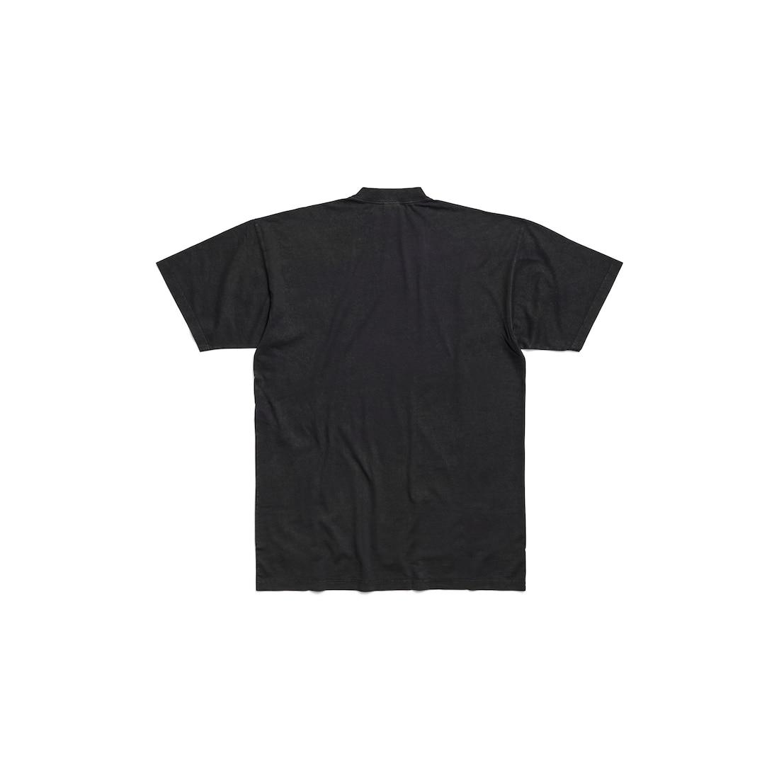 Women's City Of Angels T-shirt Dress in Black Faded Product Image