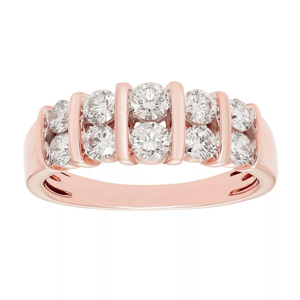 The Regal Collection 14k Gold 1 Carat T.W. Certified Diamond Band, Women's,  Product Image